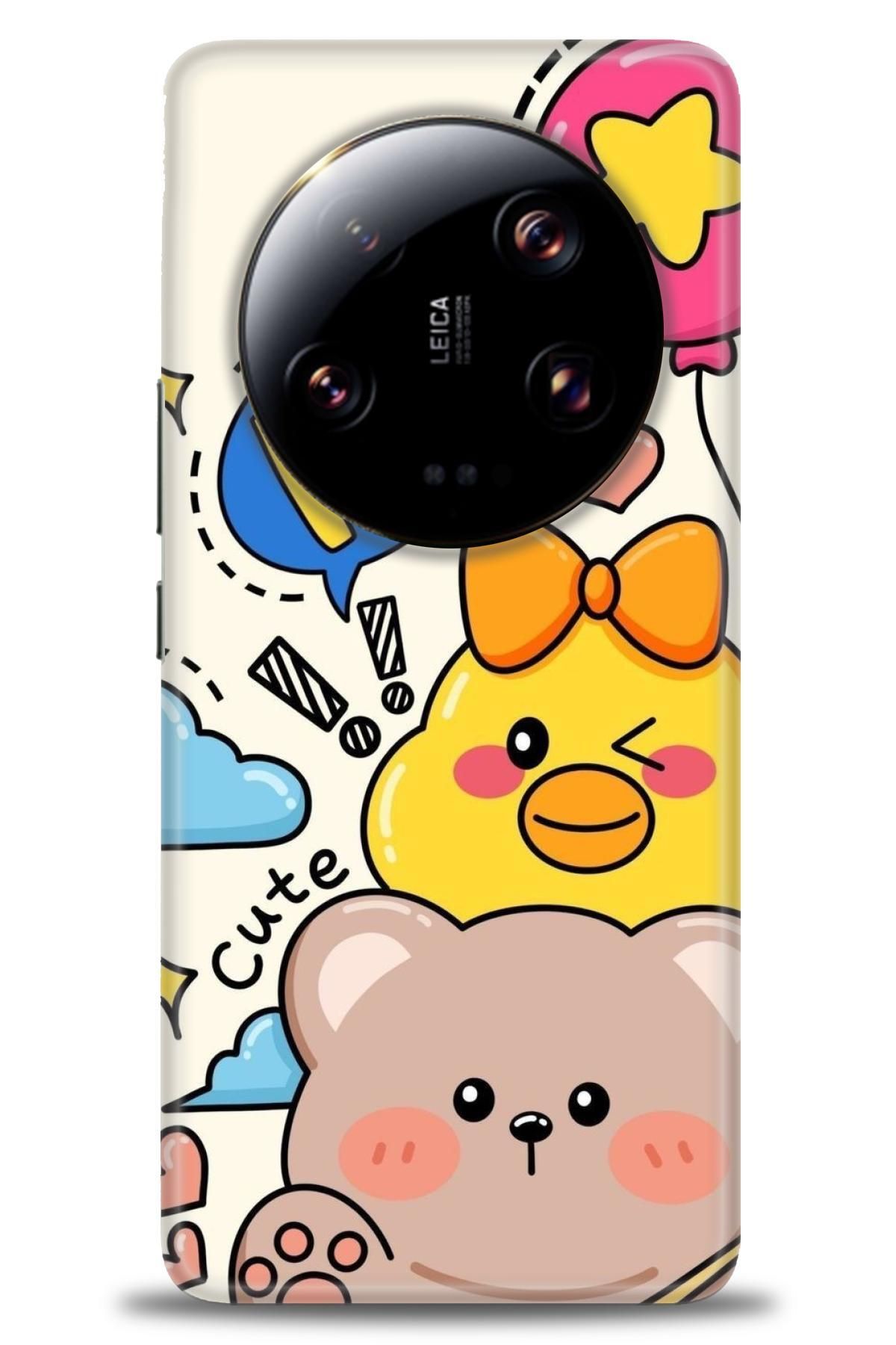 CooperTech Xiaomi Mi 13 Ultra İle Uyumlu HD Baskılı Desenli Silikon Kılıf - 651
