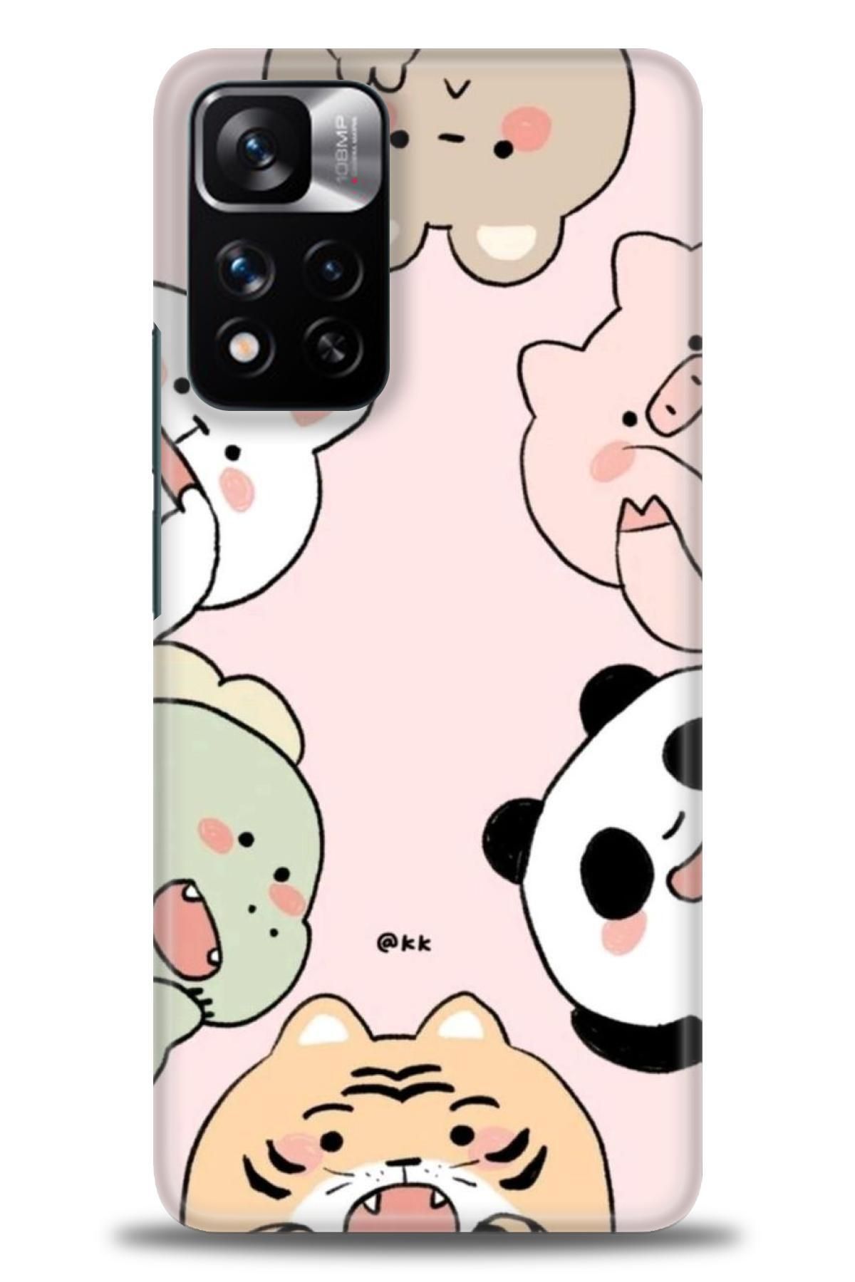 CooperTech Xiaomi Redmi Note 11 Pro Plus İle Uyumlu HD Baskılı Desenli Silikon Kılıf - 291