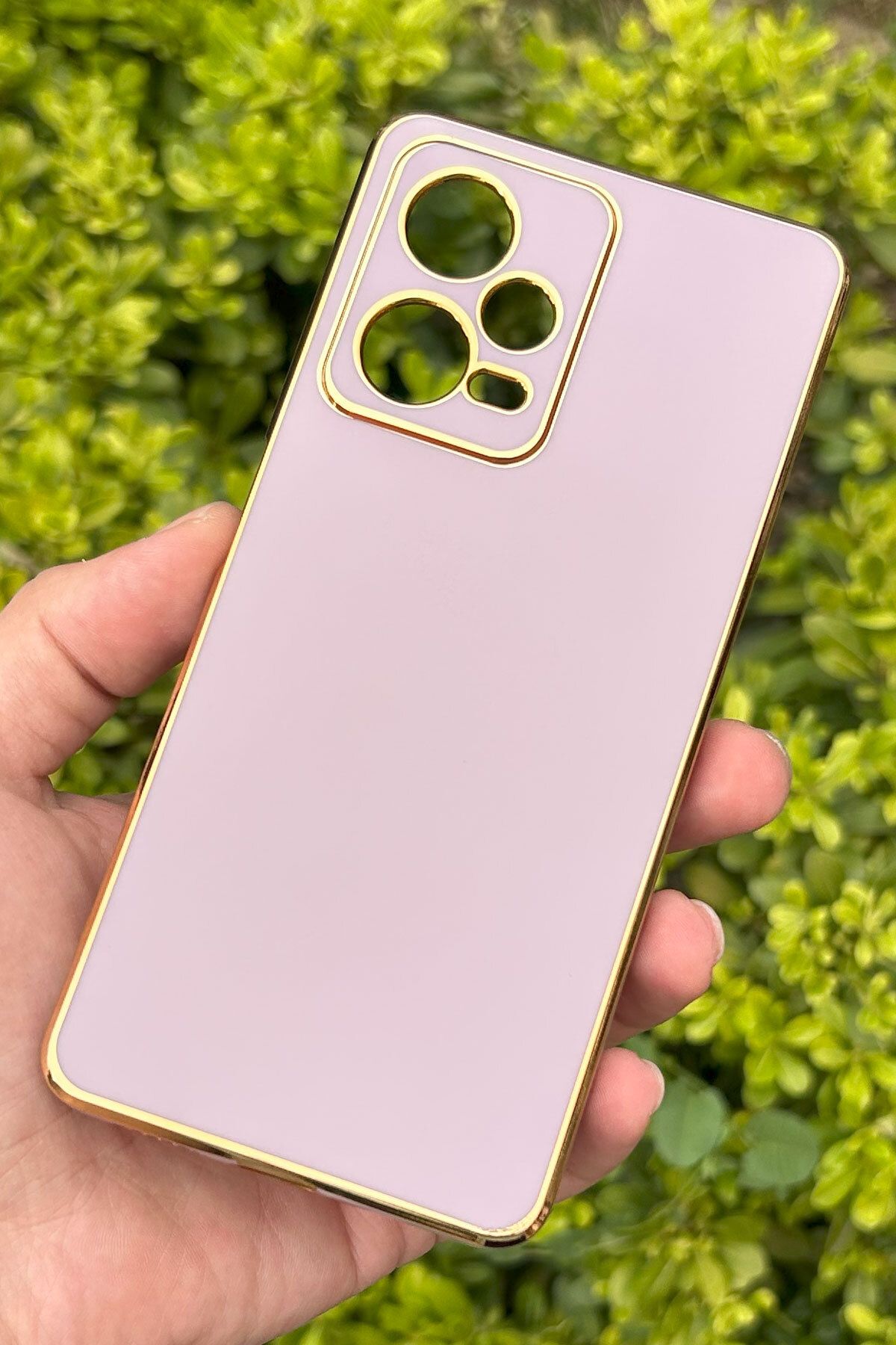 CEPSTOK Xiaomi Redmi Note 12 Pro 5G Kılıf Kenar Detaylı Yumuşak Parlak Silikon