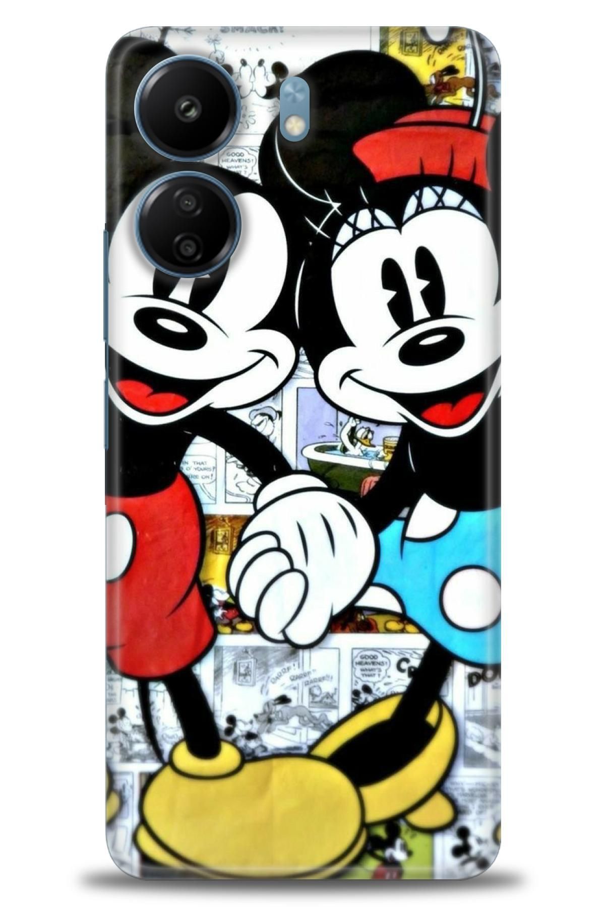 CooperTech Xiaomi Poco C65 İle Uyumlu HD Baskılı Desenli Silikon Kılıf - 161
