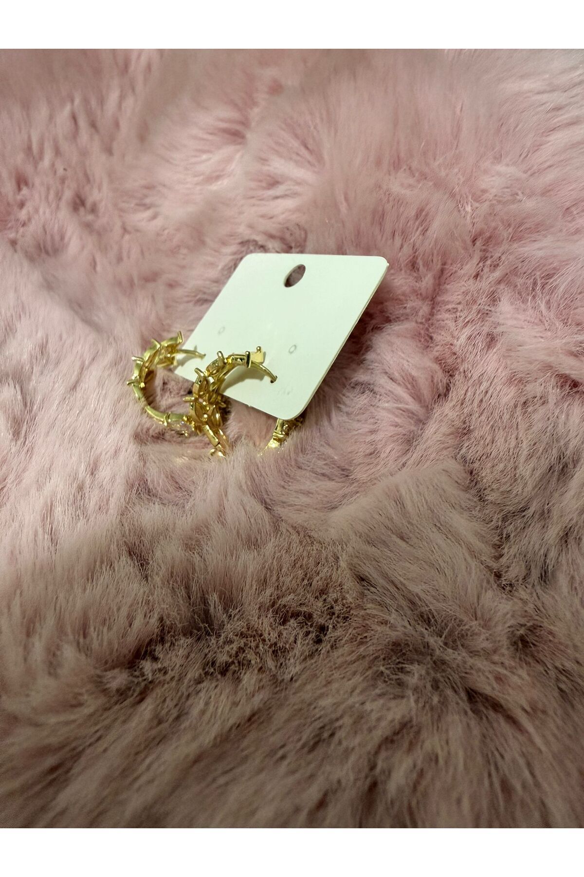 Butik Taş Detaylı Yaprak Model Çelik Küpe | Şıklığınızın Doğal Işıltısı”