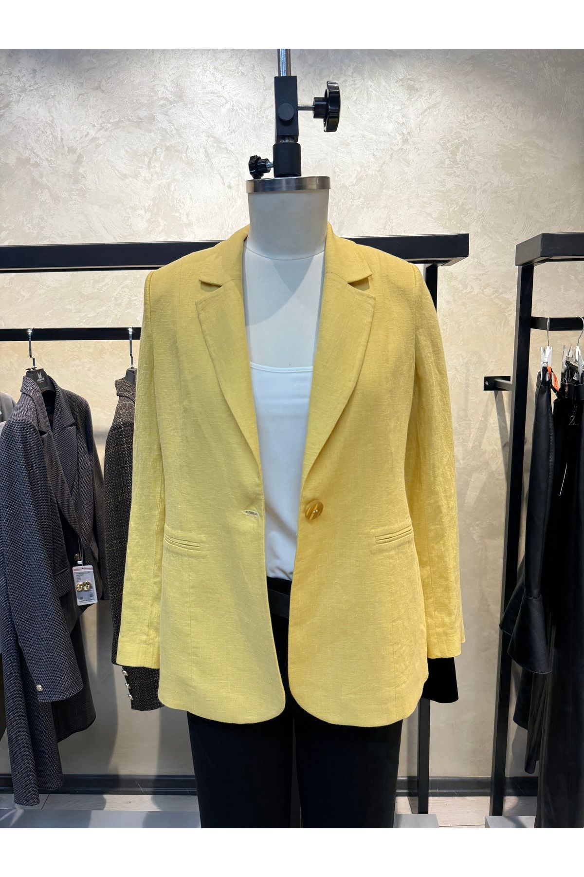 Merkür Blazer Keten ceket