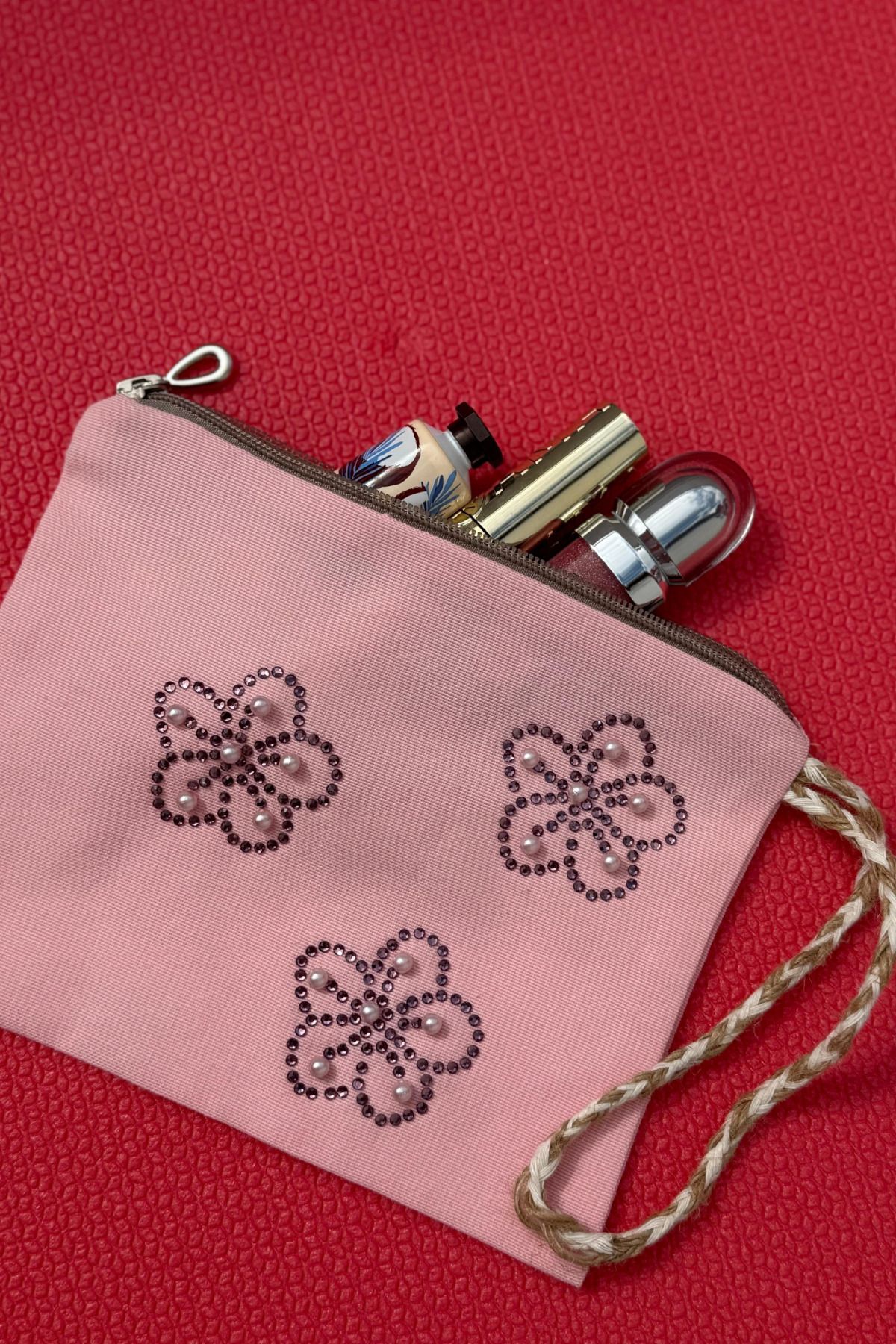 PIRILTISHOP Çiçekli El Çantası