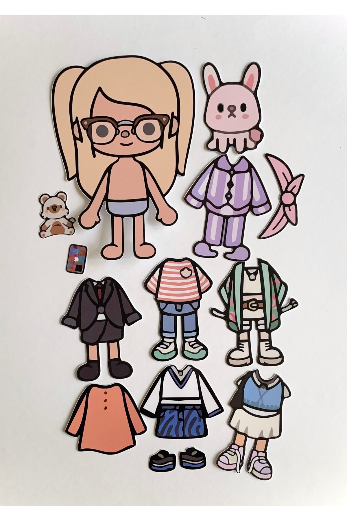 Papağan Toca Boca Sisters Ece Kıyafet Giydirme Seti