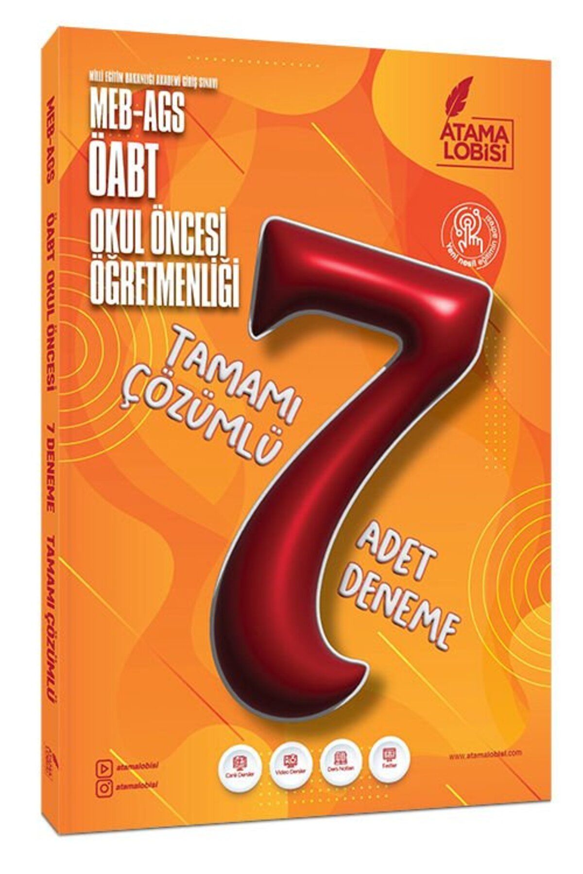 Atama Lobisi ÖABT MEB-AGS Okul Öncesi Öğretmenliği 7 Deneme Çözümlü Atama Lobisi Yayınları