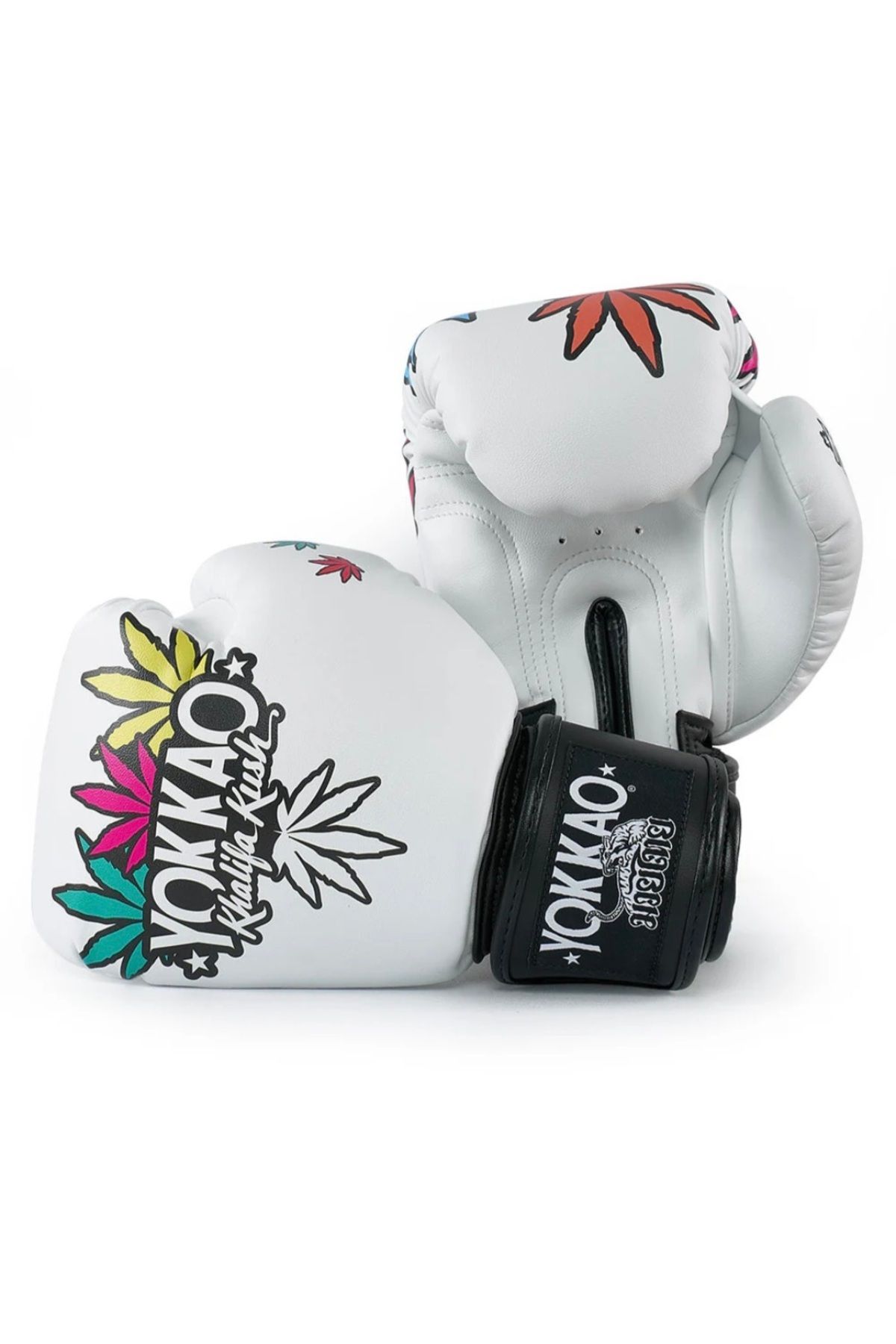 Yokkao Khalifa Kush White Boks, Kick Boks, Muay Thai Eldiveni