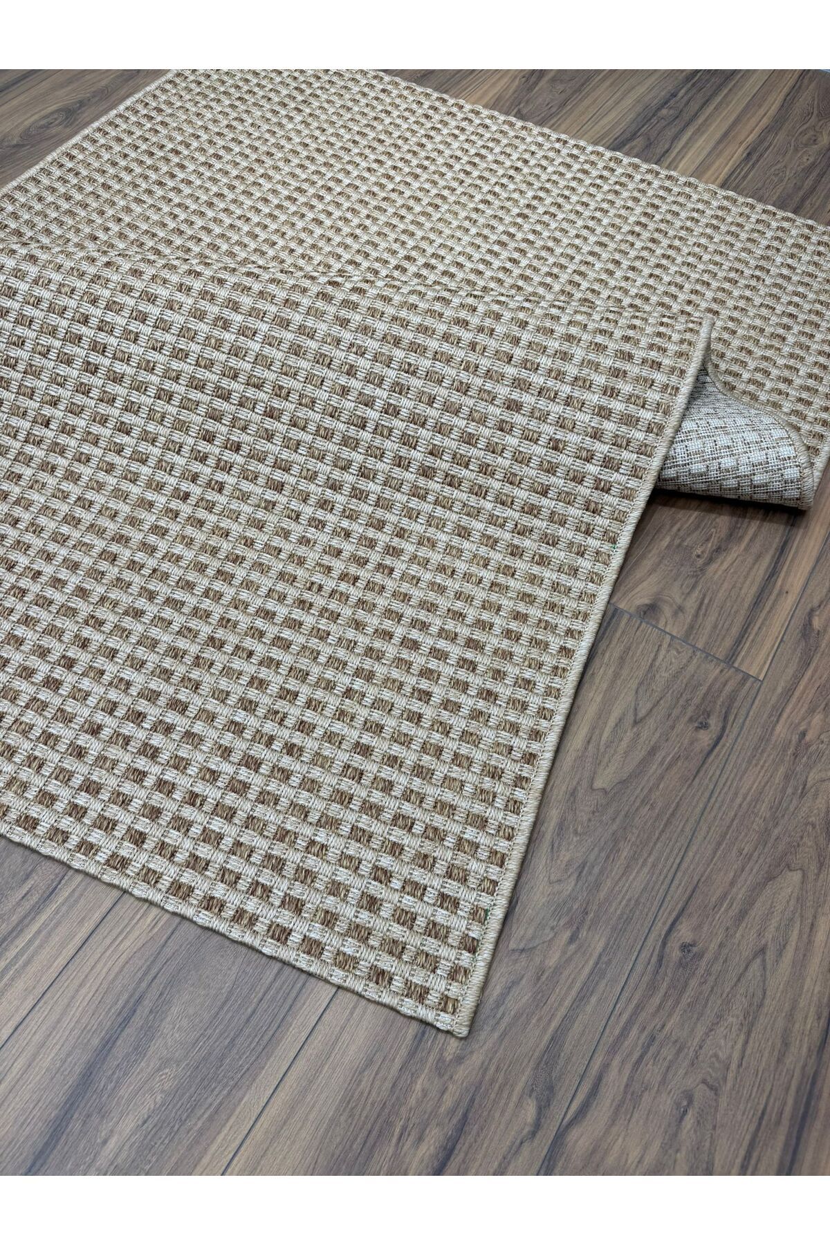 Neşem Halı Boutique Sisal halı - 667 - KAHVE Hasır Dokulu Kolay Temizlenen Jut Görünümlü Halımız