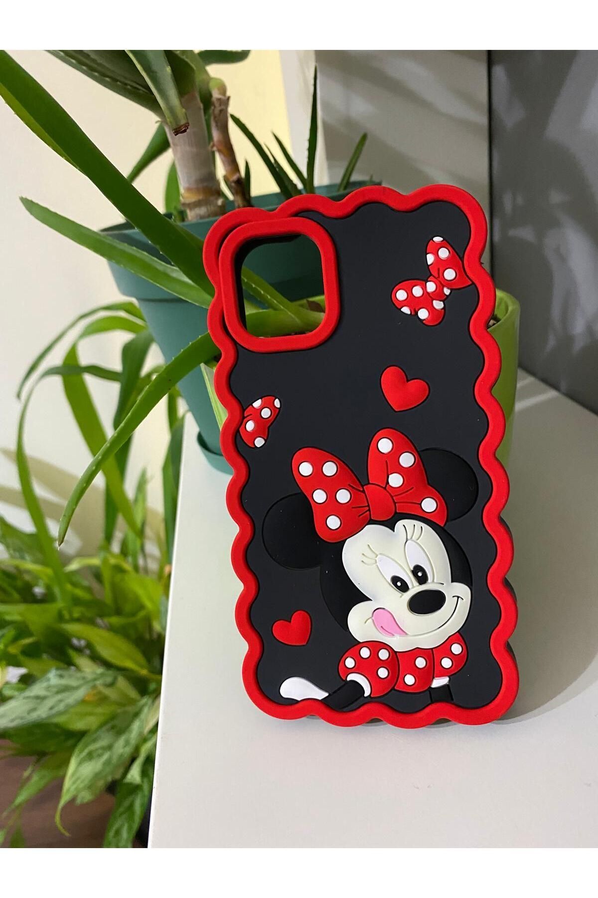 PULİNİN DÜKKANI Iphone 11 Minnie Mouse Figürlü Telefon Kılıf