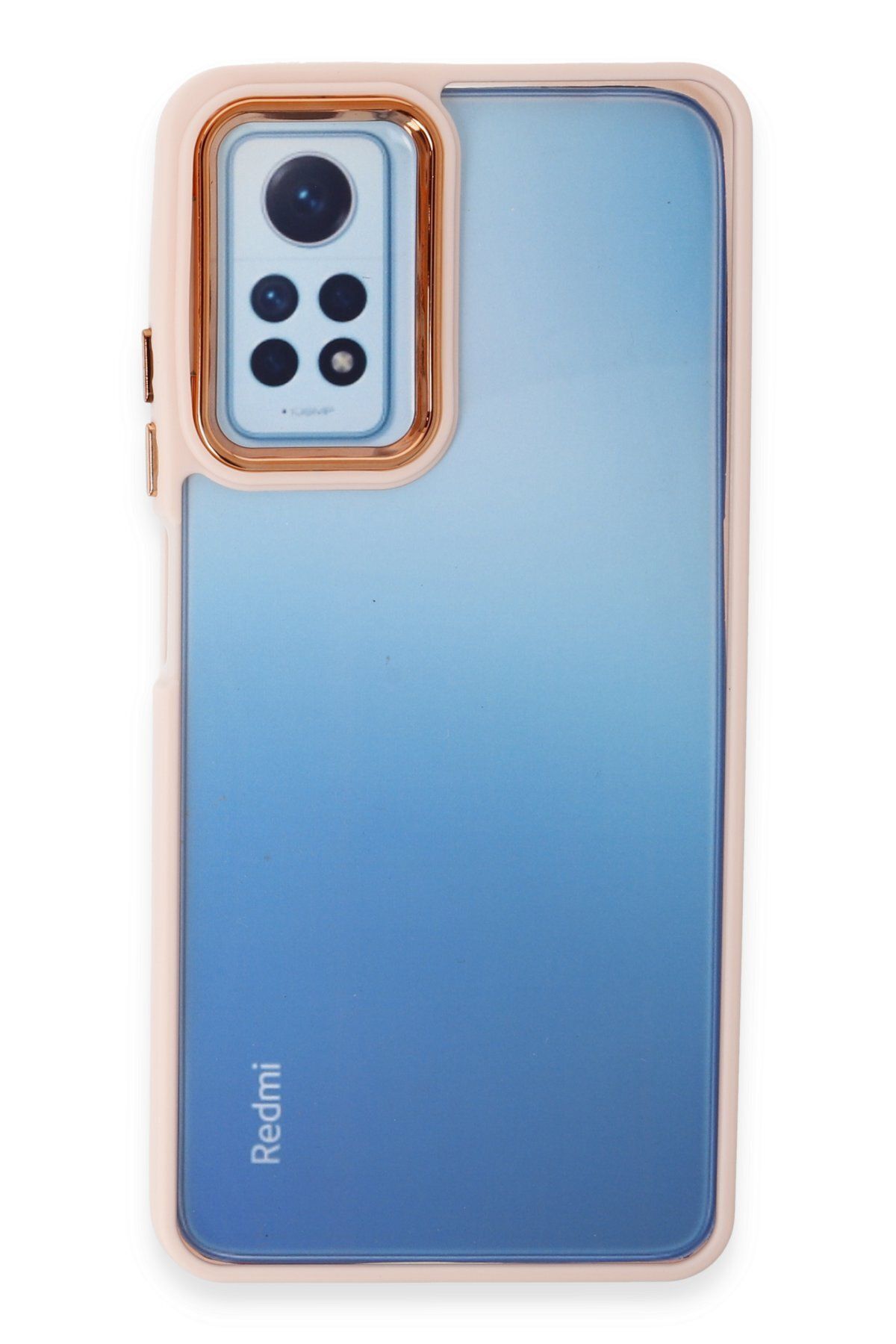 Leybaks Xiaomi Redmi Note 11 Uyumlu Dayanıklı Kaymaz Kenarları Renkli Şeffaf Silikon Kılıf