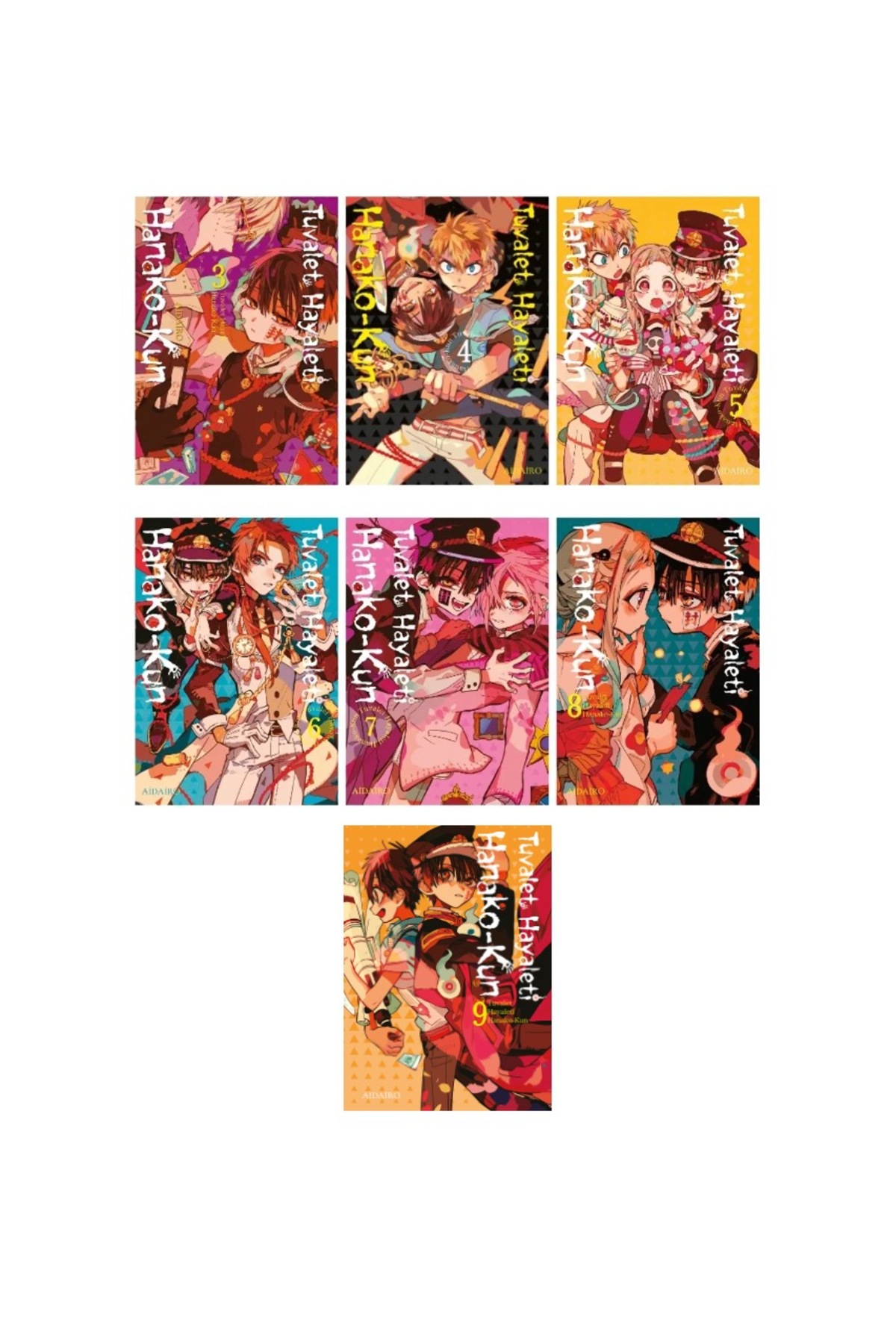 Hanakoさま専用 Gerekli Şeyler Yayıncılık Tuvalet Hayaleti Hanako-Kun 3-4-5-6-7-8