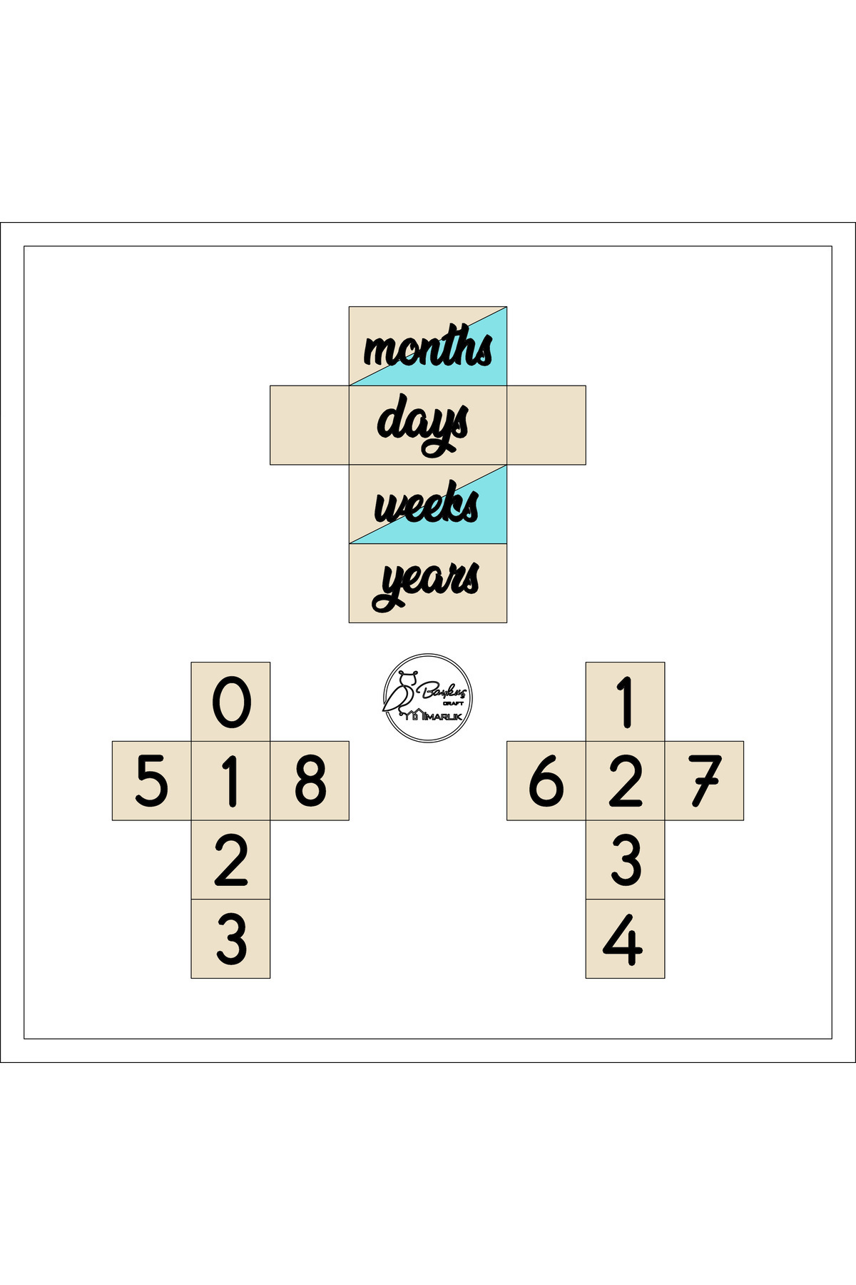 Baykuş Craft Mimarlık İsimli 3 Boyutlu Bebek Ahşap Hatıra Anı Küpü Ahşap Fotoğraf Makinesi Seti/ingilizce fotoğrafı 3 (önizleme)