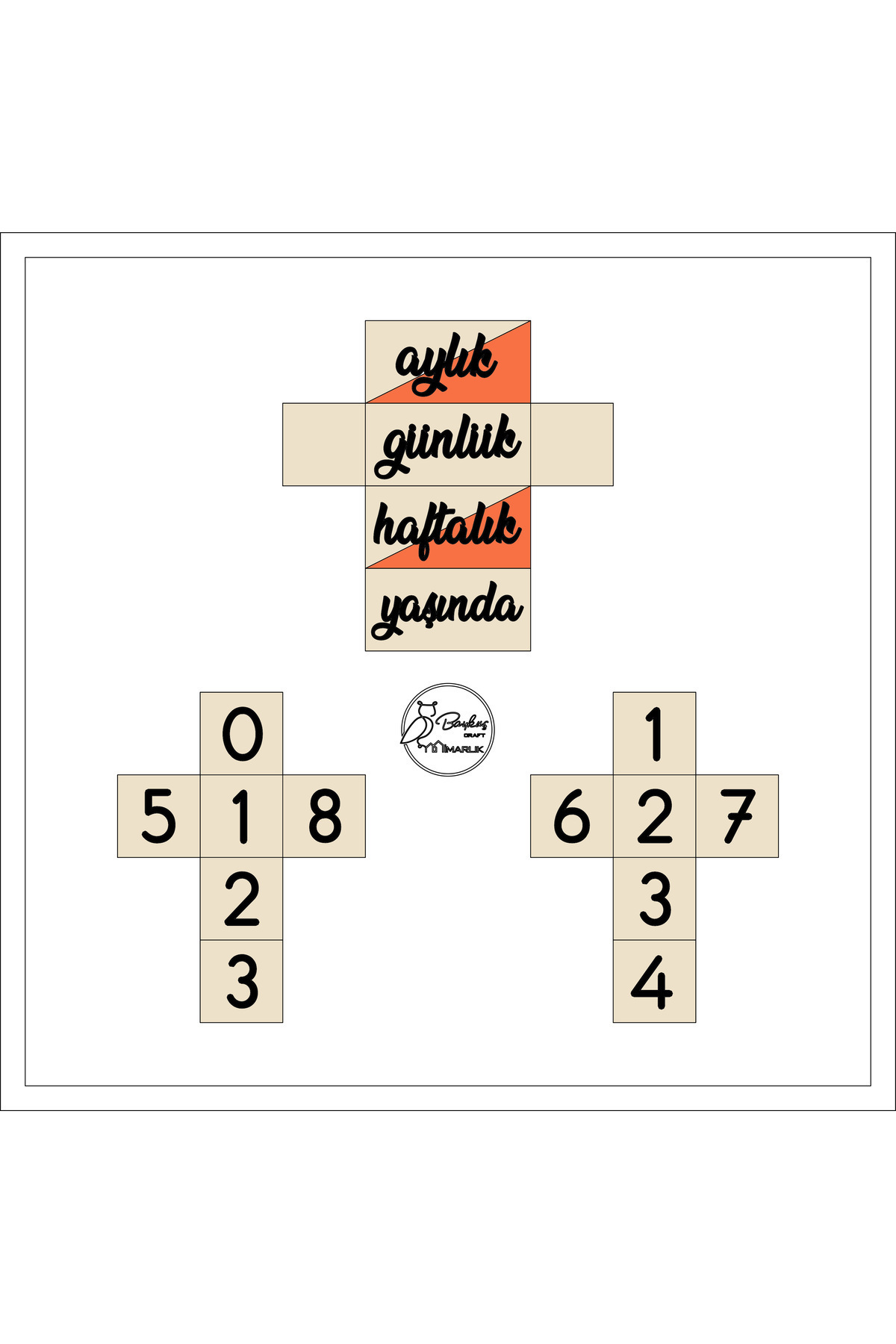 Baykuş Craft Mimarlık İsimli - 3 Boyutlu Bebek Ahşap Hatıra Küpü Anı Küpü Ahşap Oyuncak Fotoğraf Makinesi Seti/türkçe/sarı fotoğrafı 4 (önizleme)