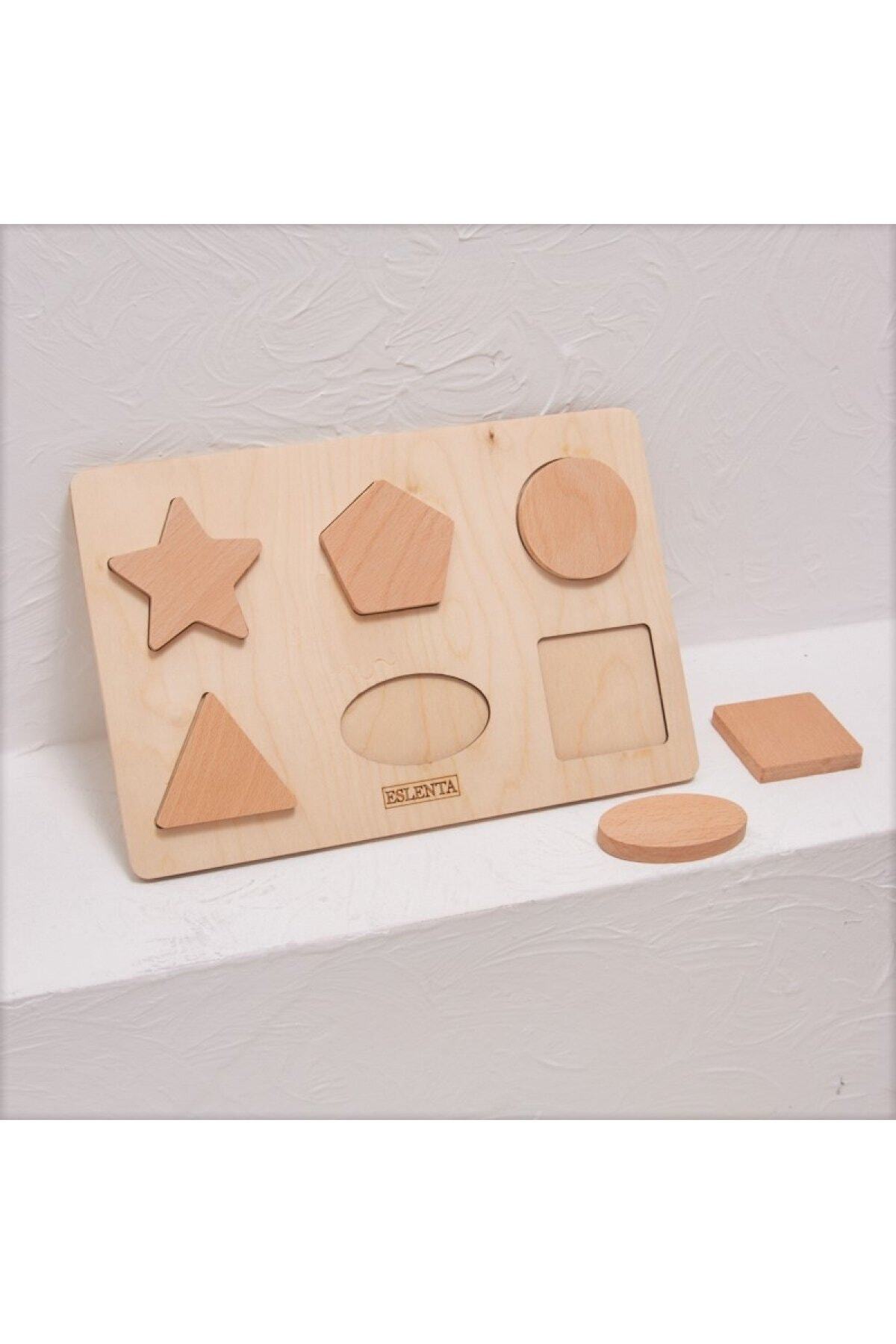 پازل چوبی اشکال هندسی | بازی پازل آموزشی و سرگرمکننده