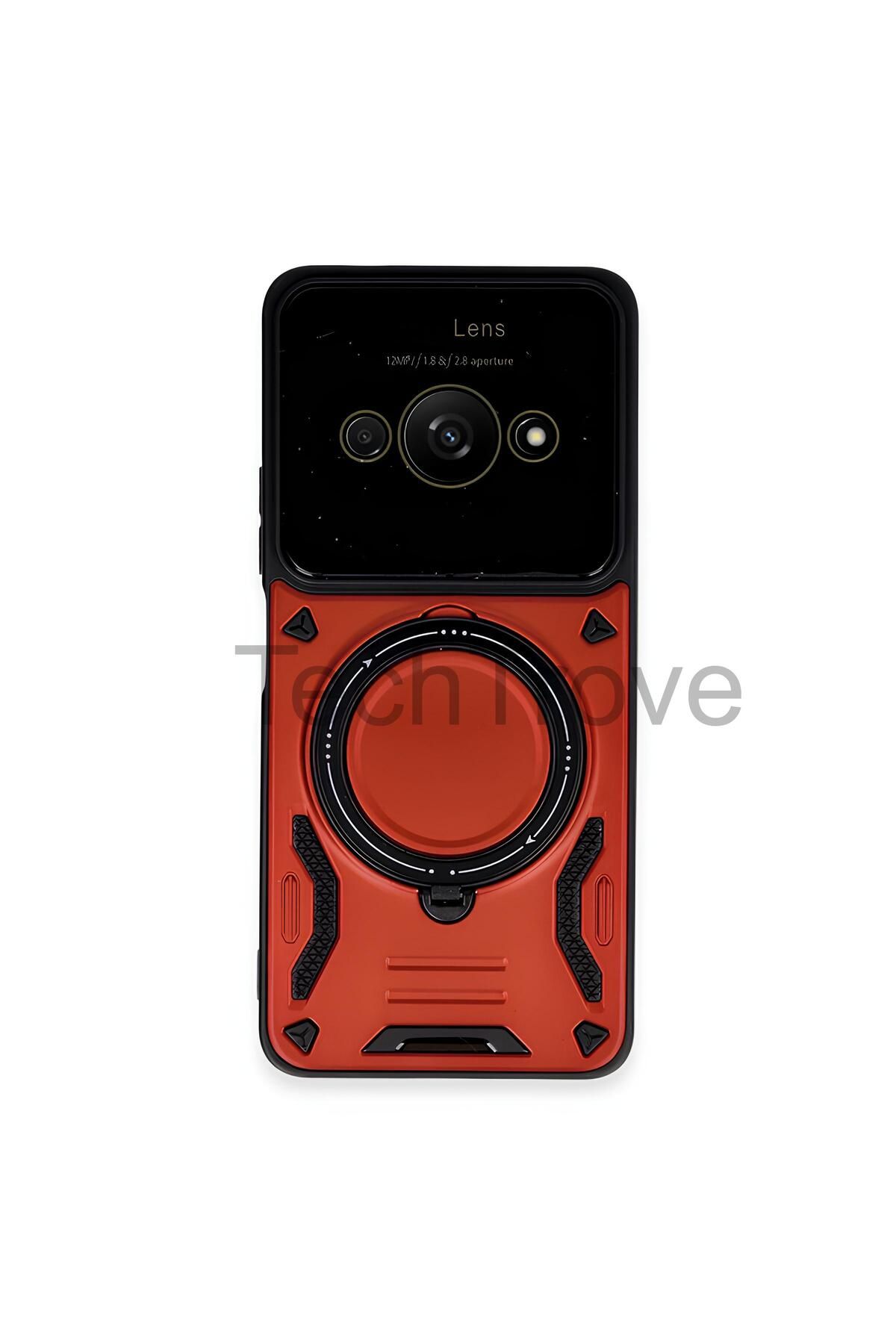 TechTrove Xiaomi Poco C61 Kılıf Kamera Korumalı Stand Özellikli Maksimum Darbe Korumalı Kapak