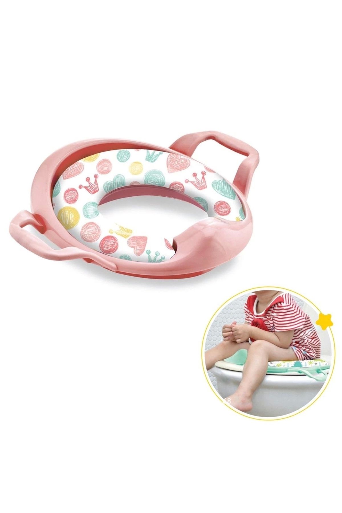 Akm Life Mega Klozet Adaptörü 064 Soft Pembe