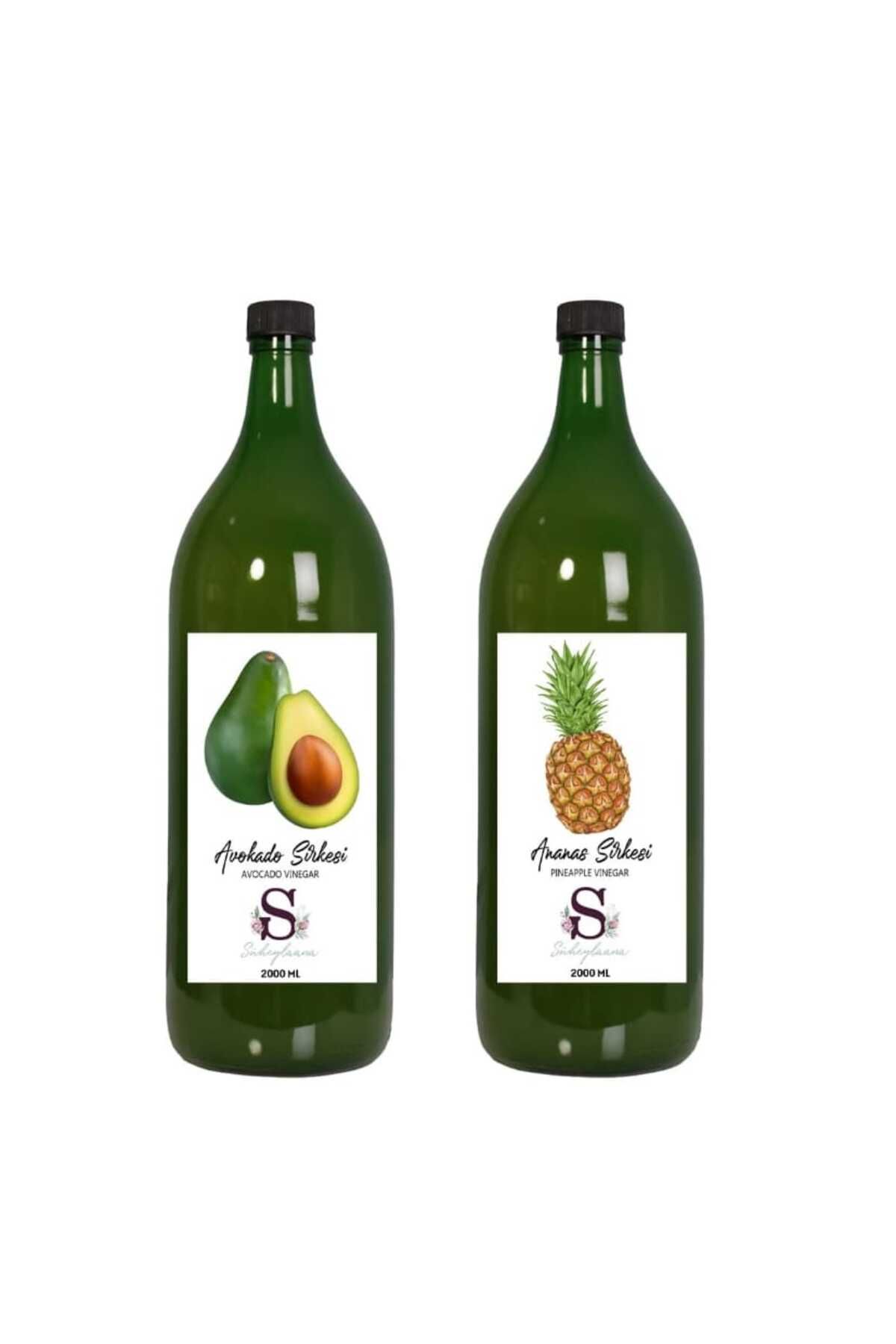 Süheylaana Doğal Avokado Sirkesi 2000 Ml - Doğal Ananas Sirkesi 2000 Ml