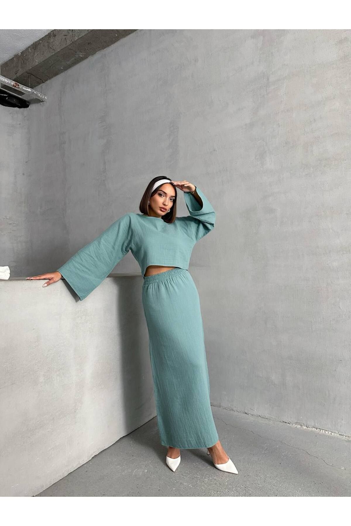 fhk atelier Muslin Etek Takım