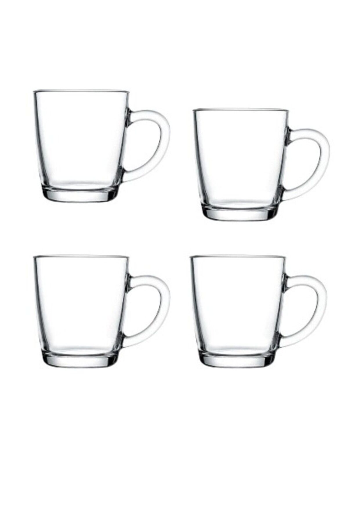 Paşabahçe 55531 Basic Kulplu Bardak 4 Lı