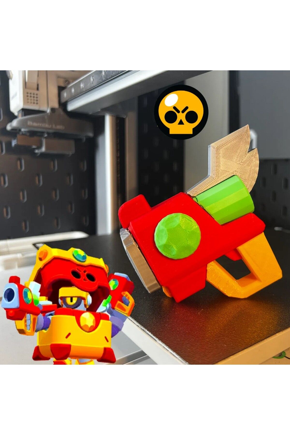 Suelo Butik Brawl Stars Darryl's Omega Pistol - Darryl Omega Tabancası (Figür Dahil Değildir)
