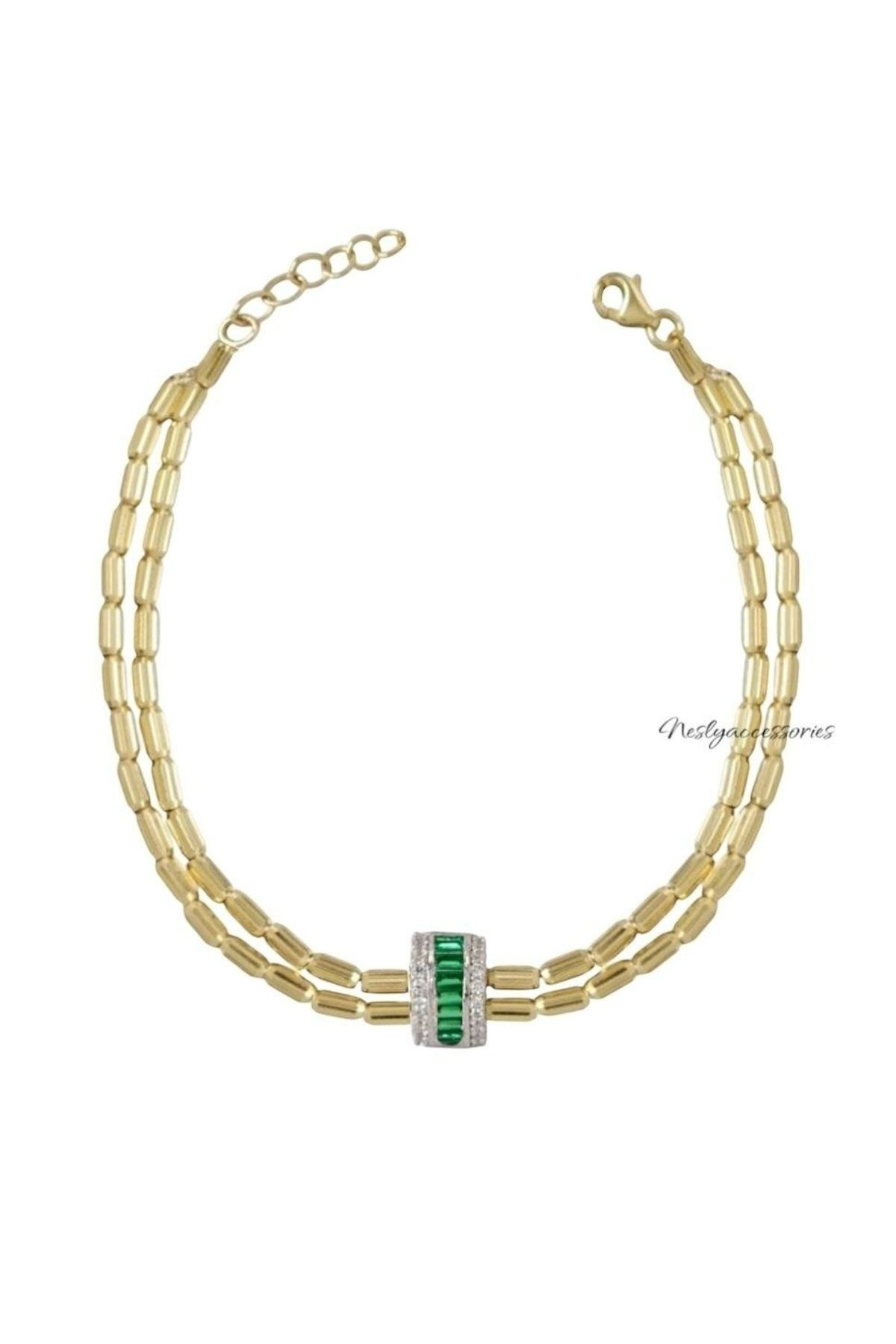 neslyaccessories 14K Gold Işıltılı Bileklik
