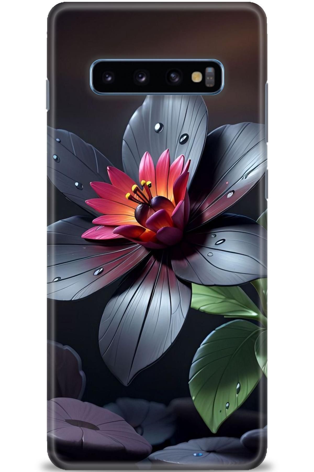 CooperTech Samsung Galaxy S10 Plus İle Uyumlu HD Baskılı Desenli Silikon Kılıf - 413