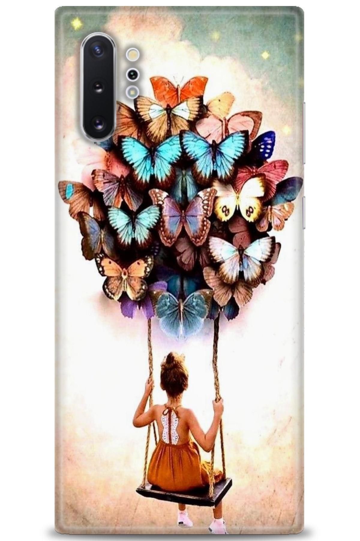 CooperTech Samsung Galaxy Note 10 Plus İle Uyumlu HD Baskılı Desenli Silikon Kılıf - 729