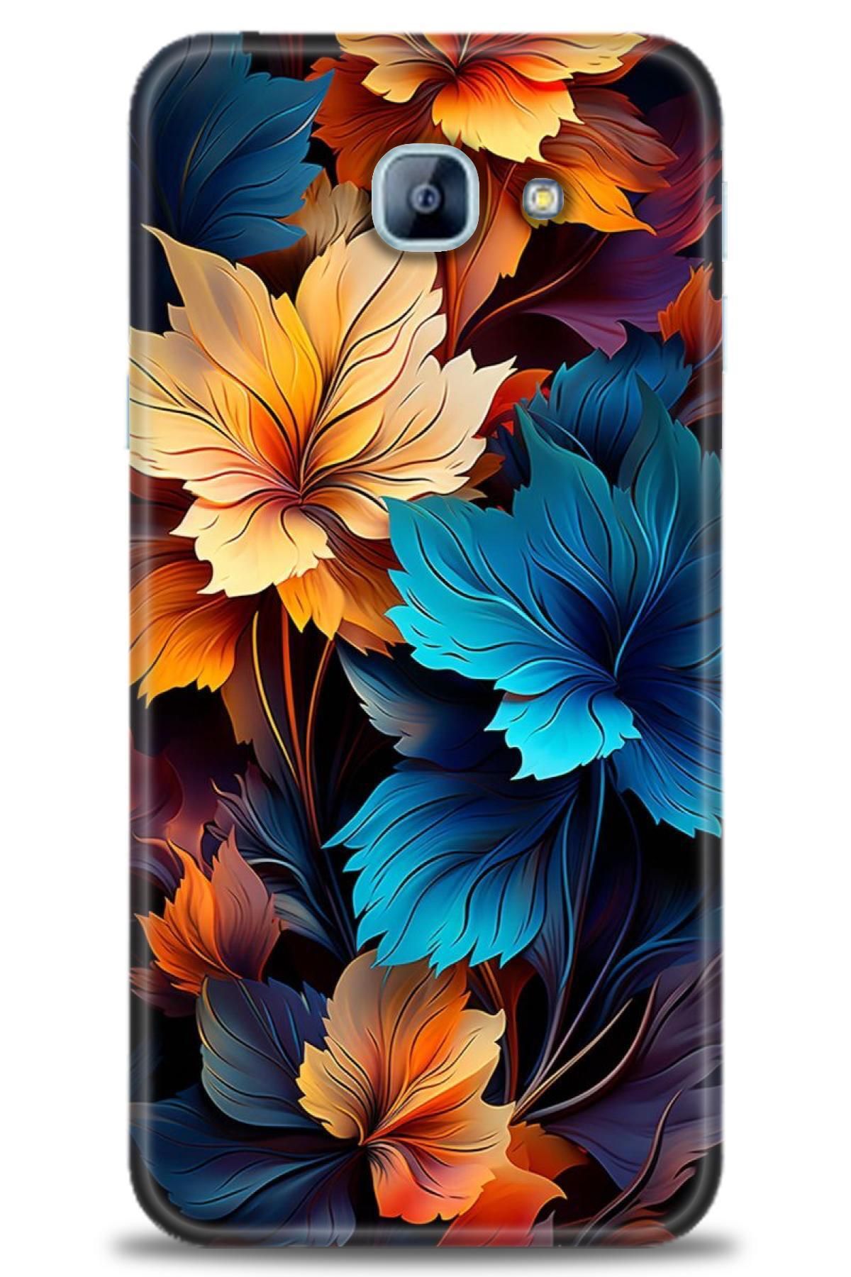 CooperTech Samsung Galaxy A8 2016 İle Uyumlu HD Baskılı Desenli Silikon Kılıf - 972