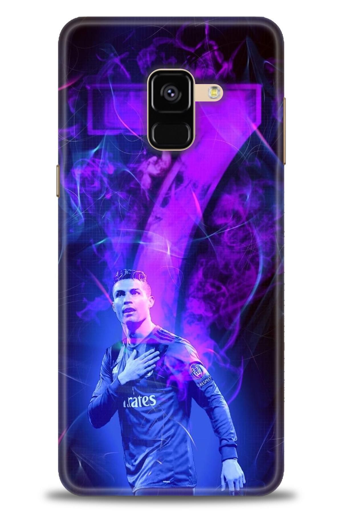 CooperTech Samsung Galaxy A8 2018 İle Uyumlu HD Baskılı Desenli Silikon Kılıf - 1089