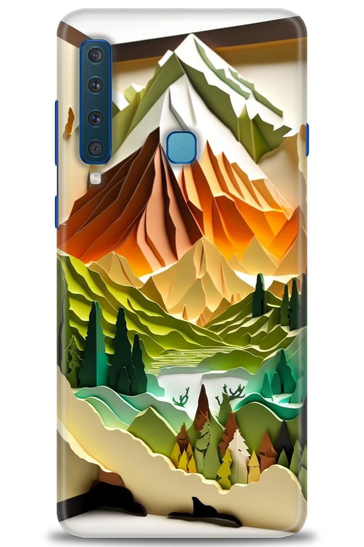 CooperTech Samsung Galaxy A9 2018 İle Uyumlu HD Baskılı Desenli Silikon Kılıf - 620