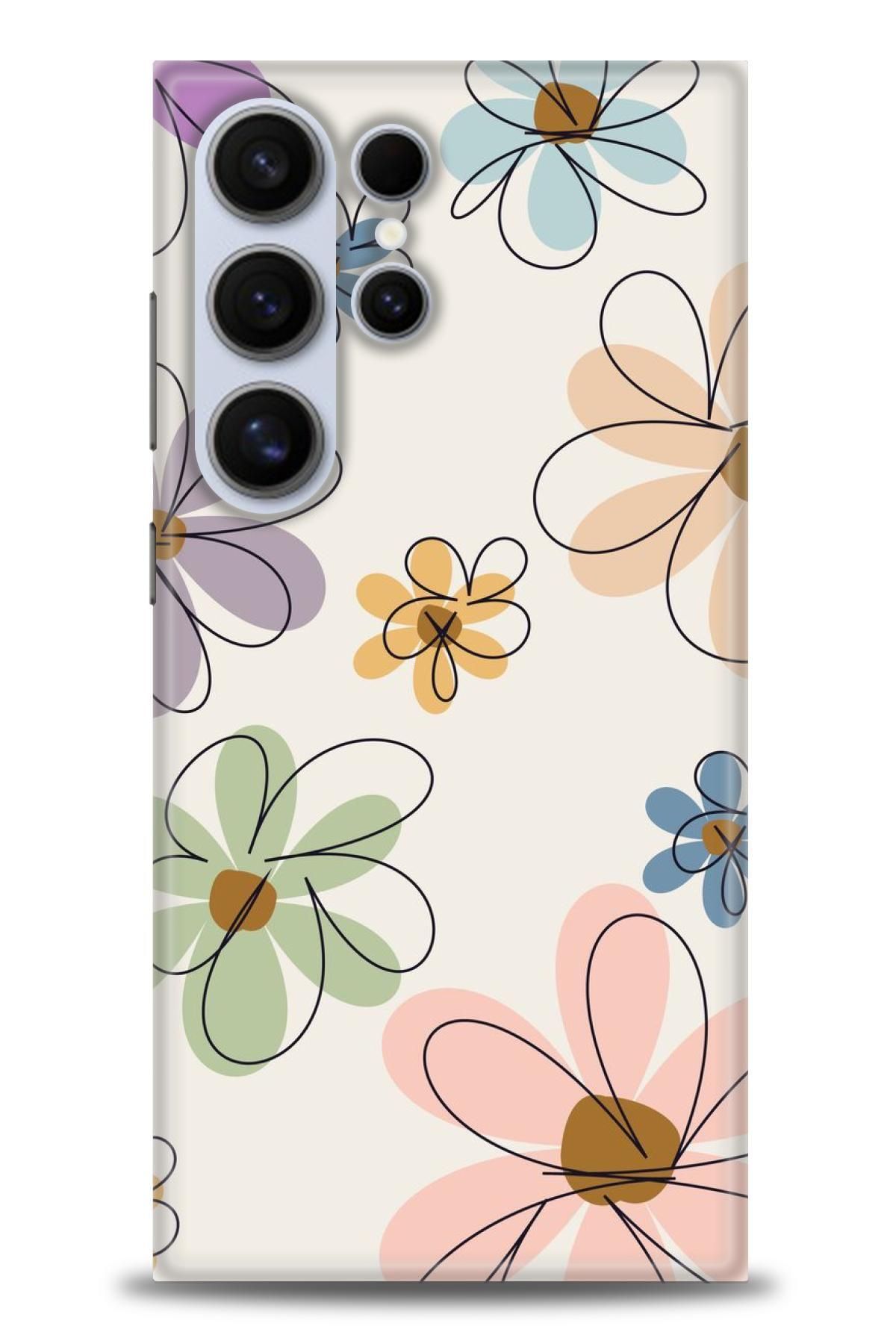 CooperTech Samsung Galaxy S25 Ultra İle Uyumlu HD Baskılı Desenli Silikon Kılıf - 549