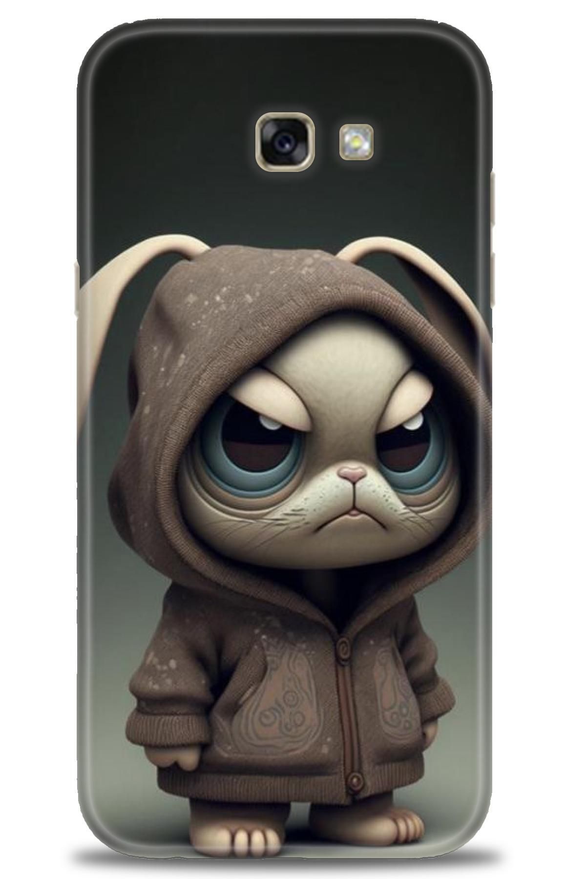 CooperTech Samsung Galaxy A7 2017 İle Uyumlu HD Baskılı Desenli Silikon Kılıf - 332