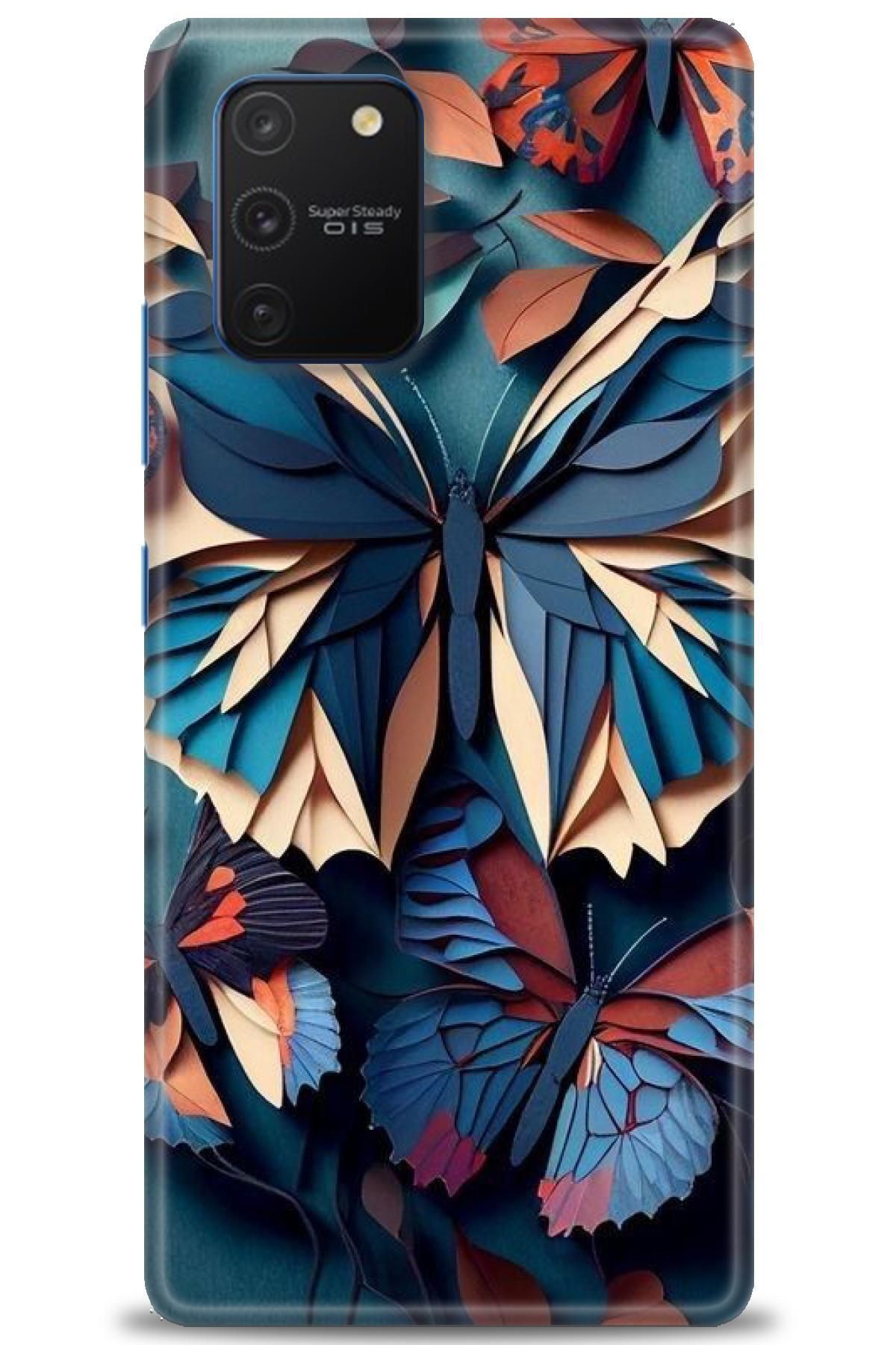 CooperTech Samsung Galaxy A91 İle Uyumlu HD Baskılı Desenli Silikon Kılıf - 521