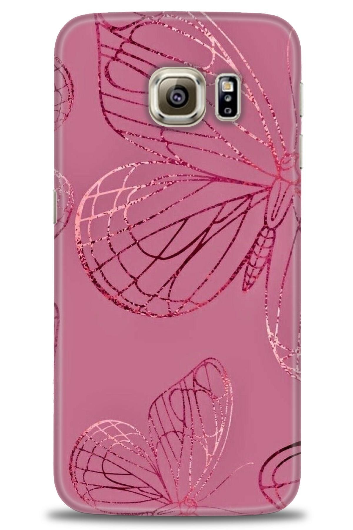 CooperTech Samsung Galaxy S6 Edge İle Uyumlu HD Baskılı Desenli Silikon Kılıf - 251
