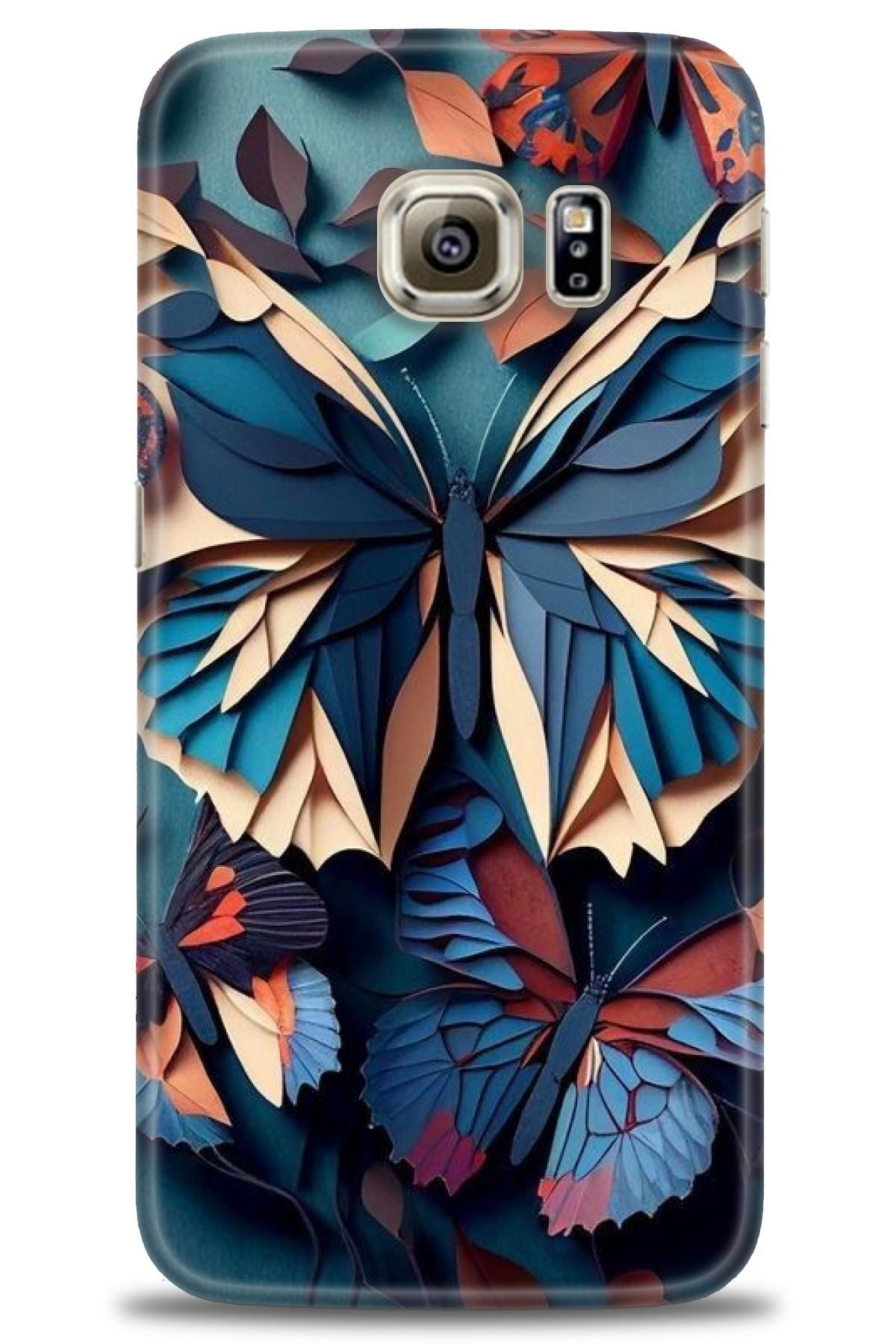 CooperTech Samsung Galaxy S6 İle Uyumlu HD Baskılı Desenli Silikon Kılıf - 521