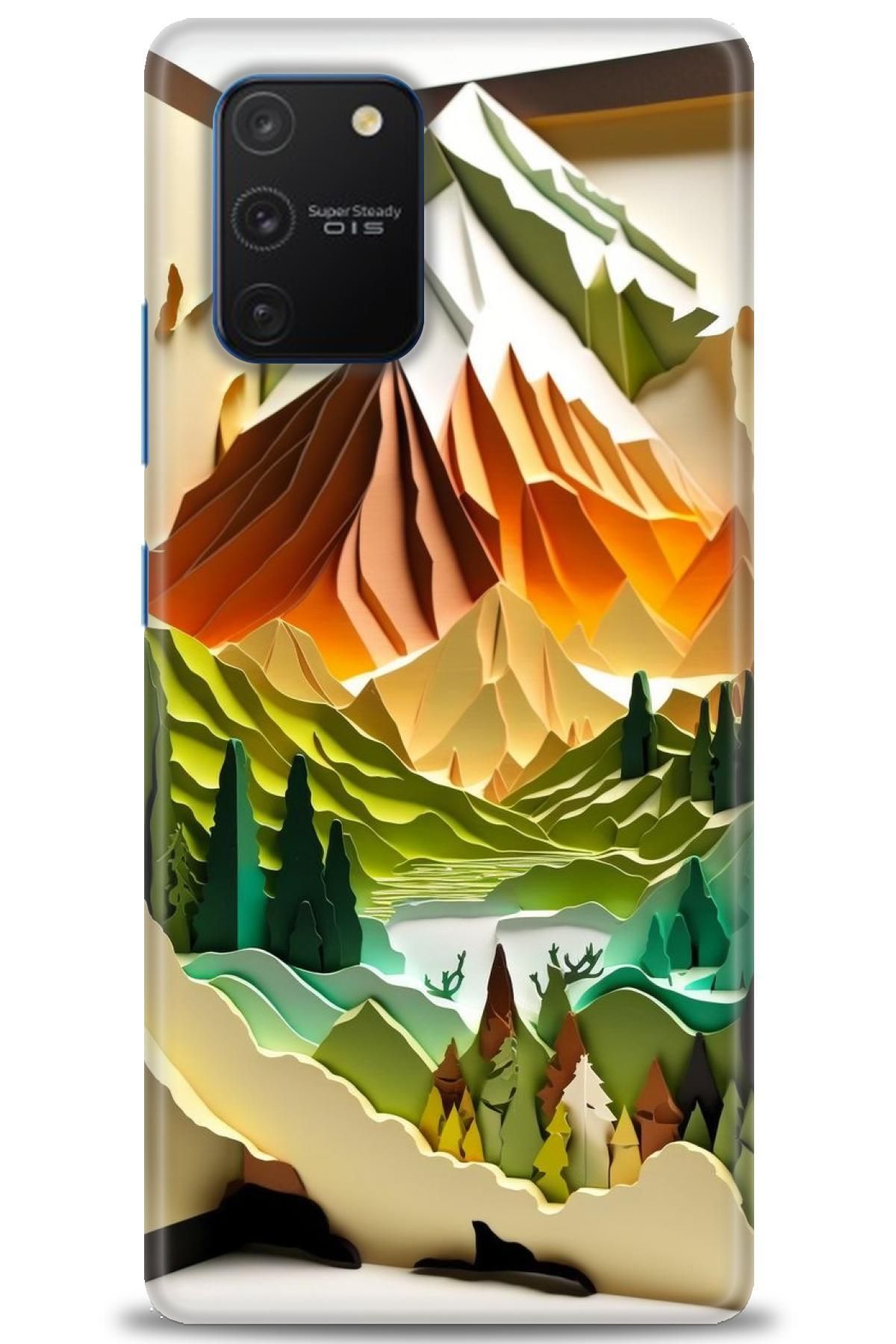 CooperTech Samsung Galaxy S10 Lite İle Uyumlu HD Baskılı Desenli Silikon Kılıf - 620