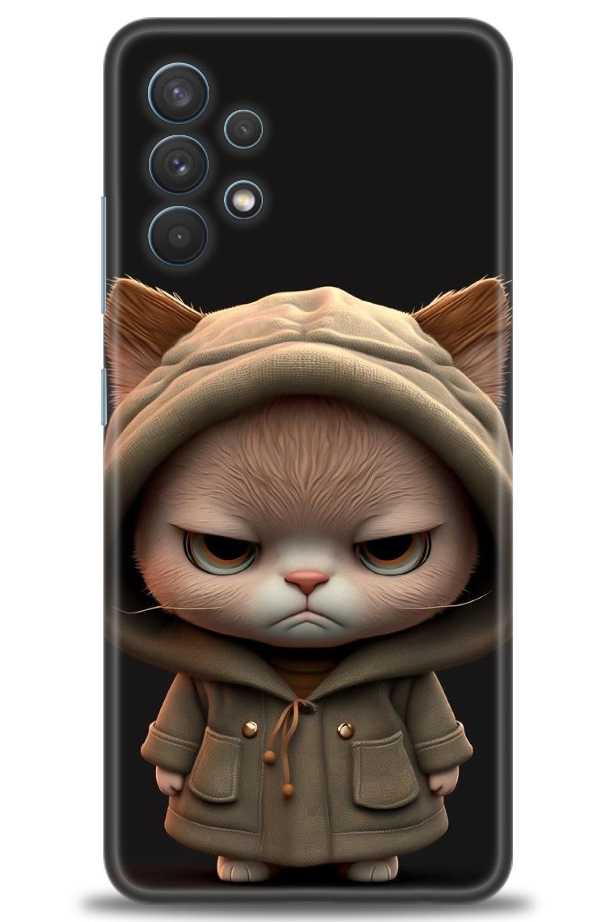 CooperTech Samsung Galaxy A32 İle Uyumlu HD Baskılı Desenli Silikon Kılıf - 440