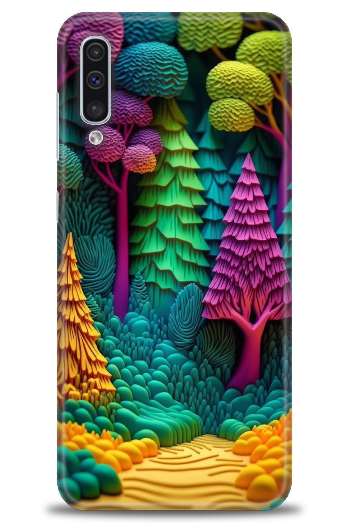 CooperTech Samsung Galaxy A50S İle Uyumlu HD Baskılı Desenli Silikon Kılıf - 846