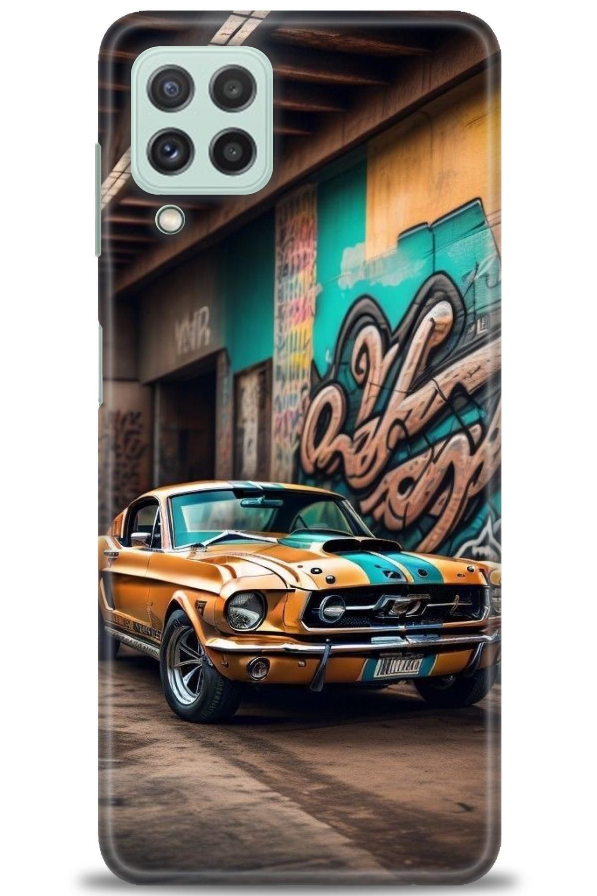 CooperTech Samsung Galaxy M32 İle Uyumlu HD Baskılı Desenli Silikon Kılıf - 990