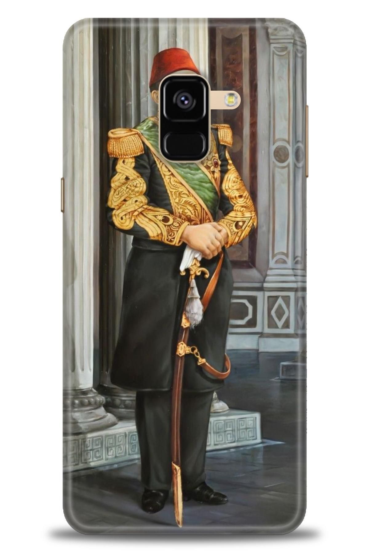 CooperTech Samsung Galaxy A8 2018 İle Uyumlu HD Baskılı Desenli Silikon Kılıf - 1061