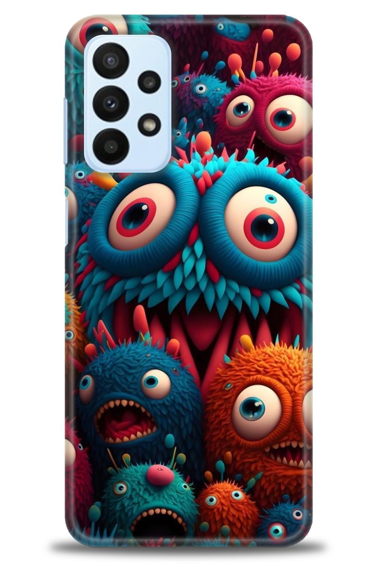 CooperTech Samsung Galaxy A23 4G İle Uyumlu HD Baskılı Desenli Silikon Kılıf - 90