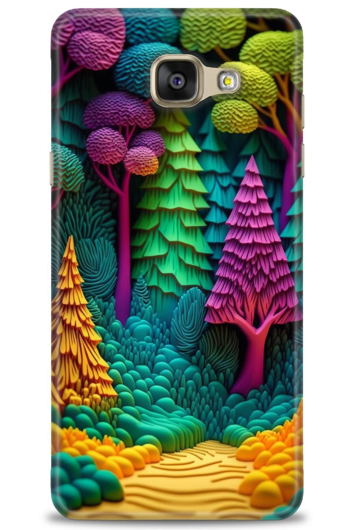 CooperTech Samsung Galaxy A3 2016 İle Uyumlu HD Baskılı Desenli Silikon Kılıf - 846