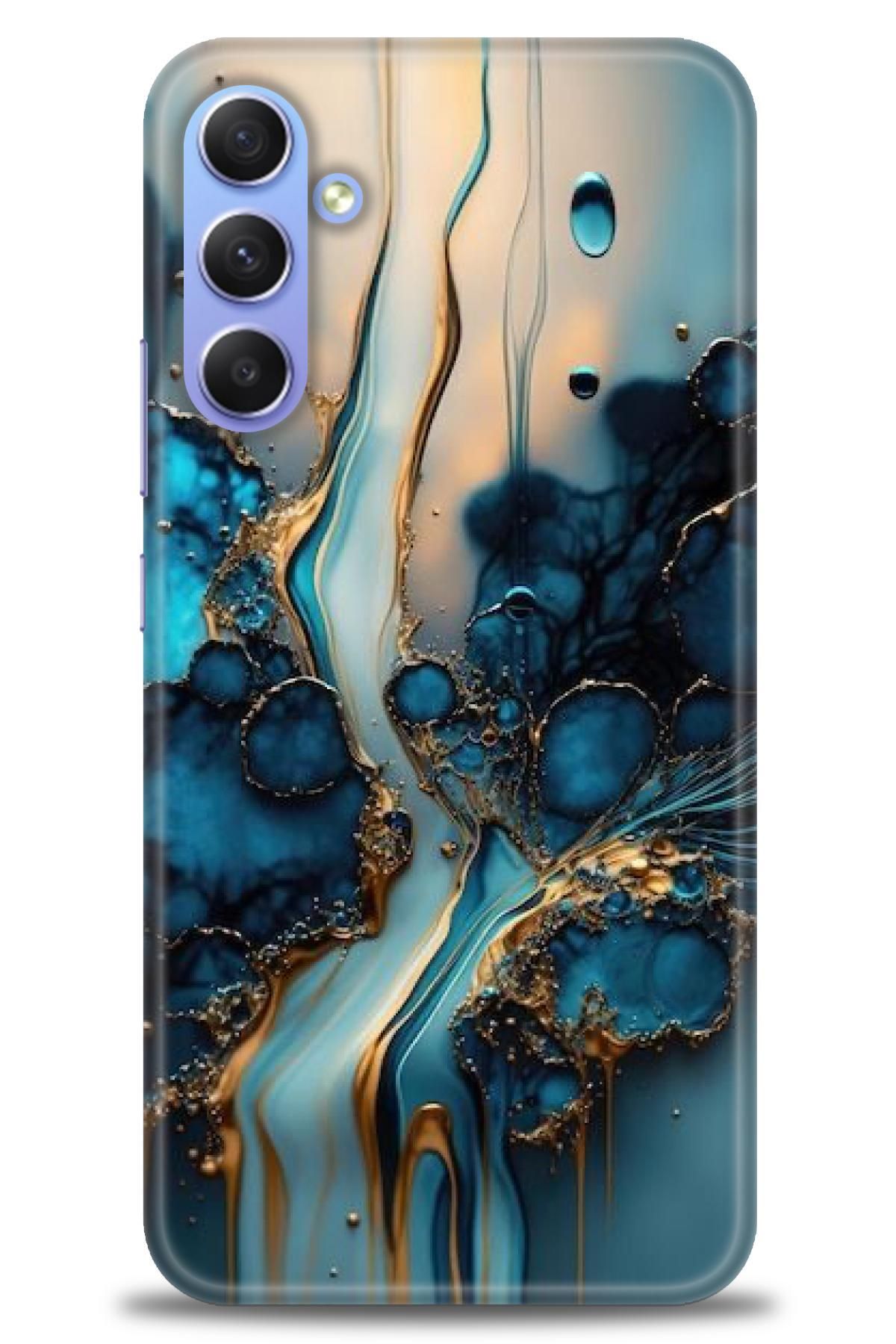 CooperTech Samsung Galaxy A34 İle Uyumlu HD Baskılı Desenli Silikon Kılıf - 224