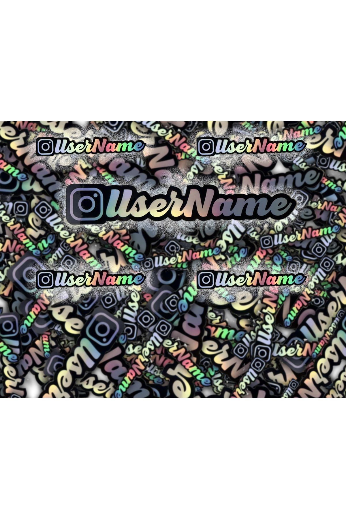 cakaybu Kişisel İnstagram Kullanıcı Adı Araç Sticker'ı