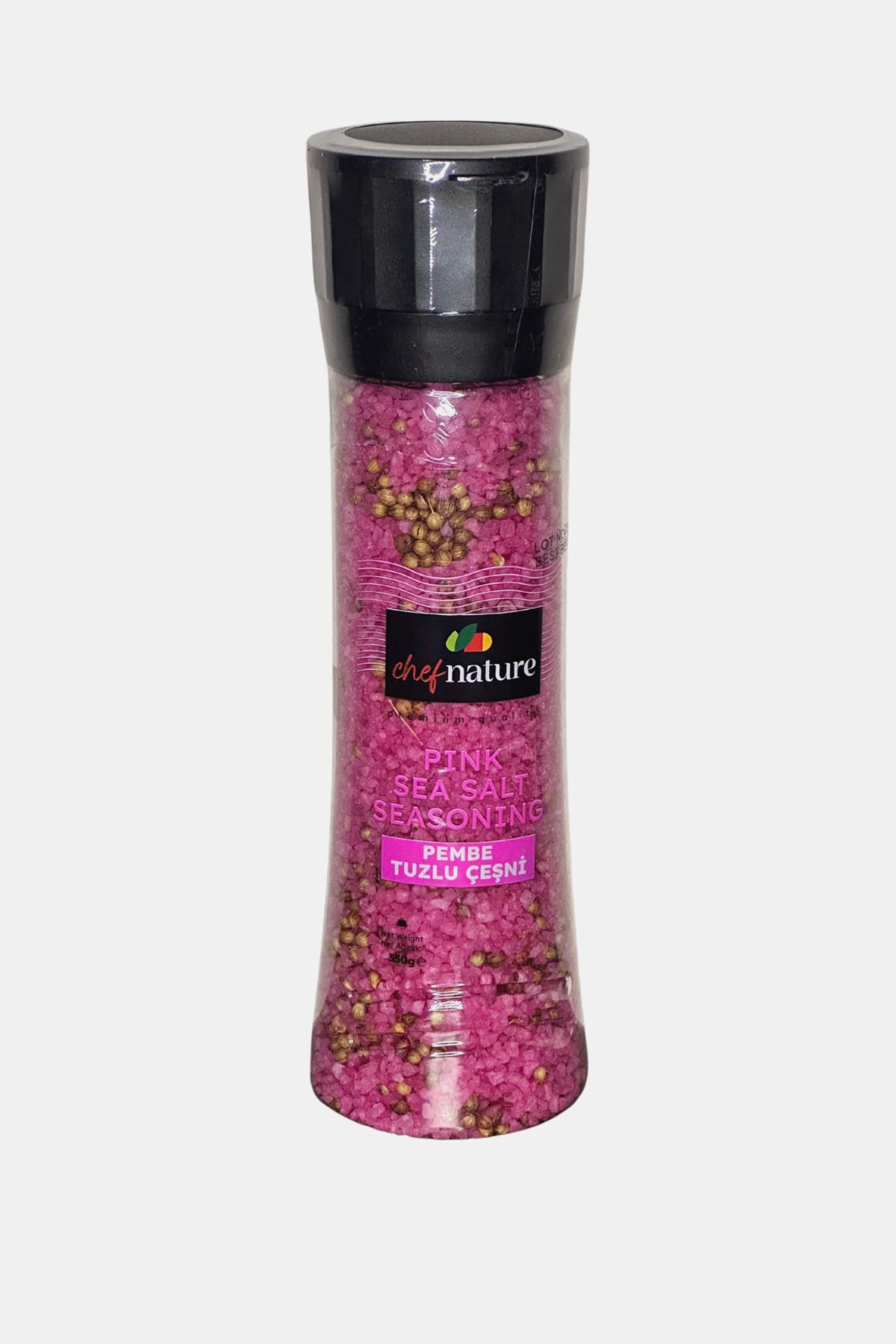 Chef Nature Pembe Öğütme Deniz Tuzu Çeşni 350g
