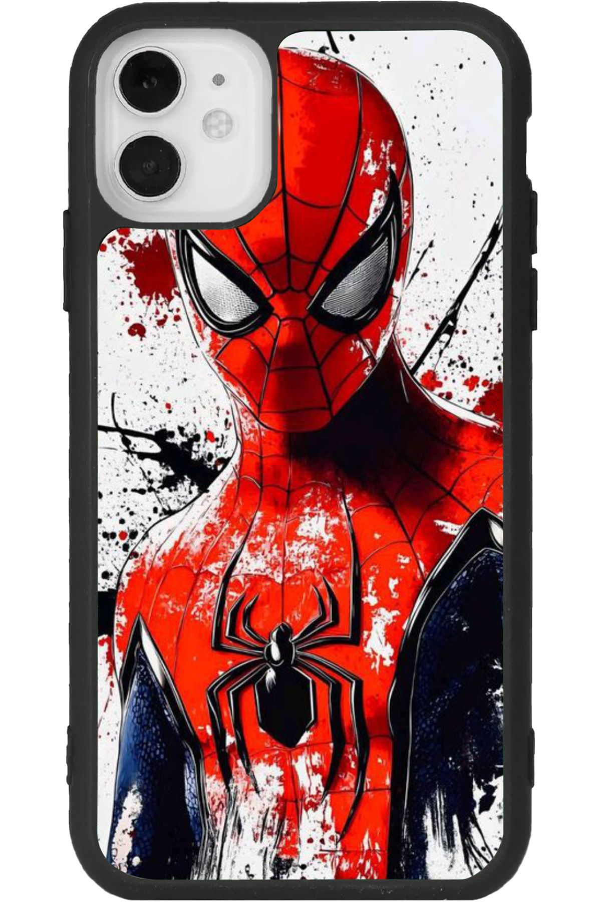 Aksel Kılıf iPhone 11 Uyumlu Baskılı, Mat Siyah Renk, Yumuşak Silikon, Koruyucu, Şok Emici Kapak, Kılıf