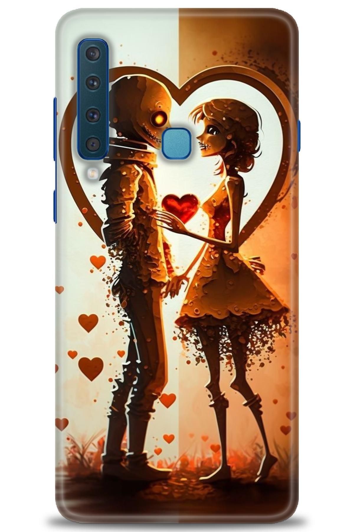 CooperTech Samsung Galaxy A9 2018 İle Uyumlu HD Baskılı Desenli Silikon Kılıf - 918