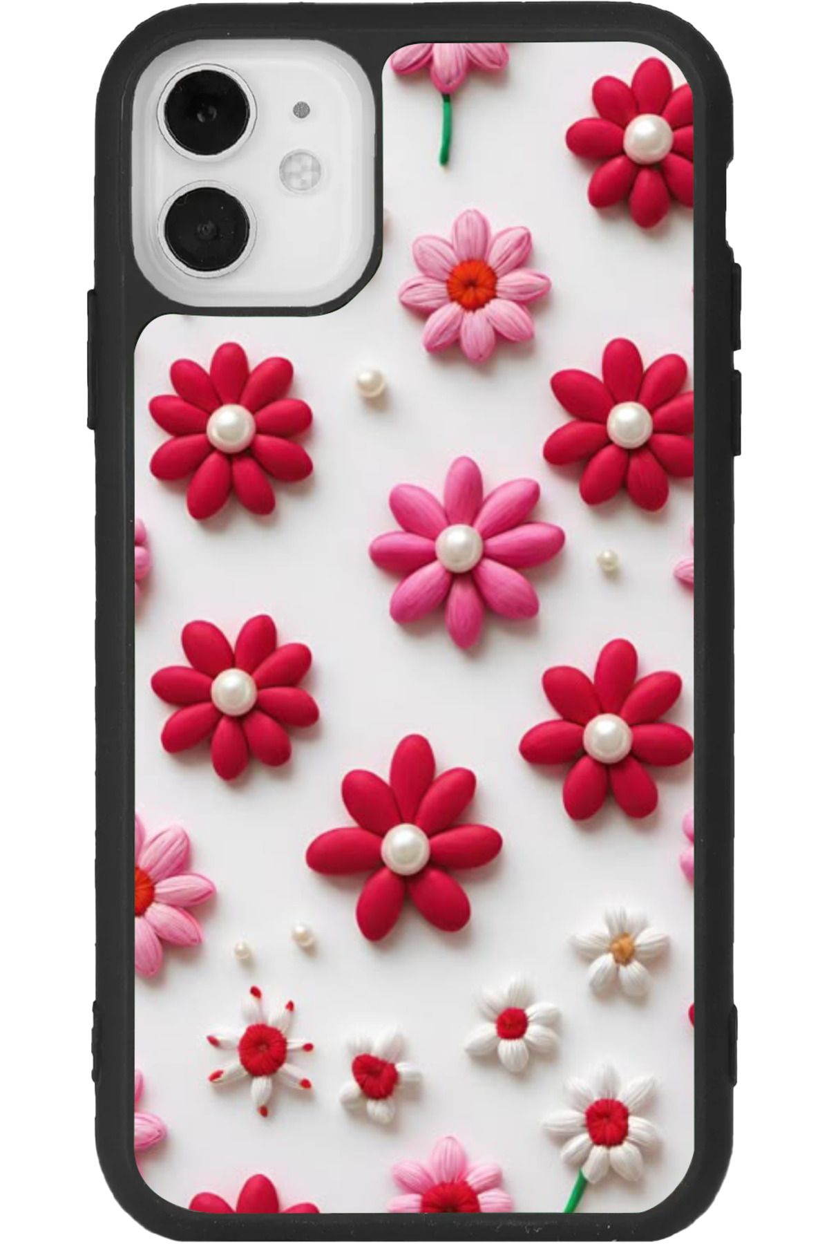 Aksel Kılıf iPhone 11 Uyumlu Baskılı, Mat Siyah Renk, Yumuşak Silikon, Koruyucu, Şok Emici Kapak, Kılıf