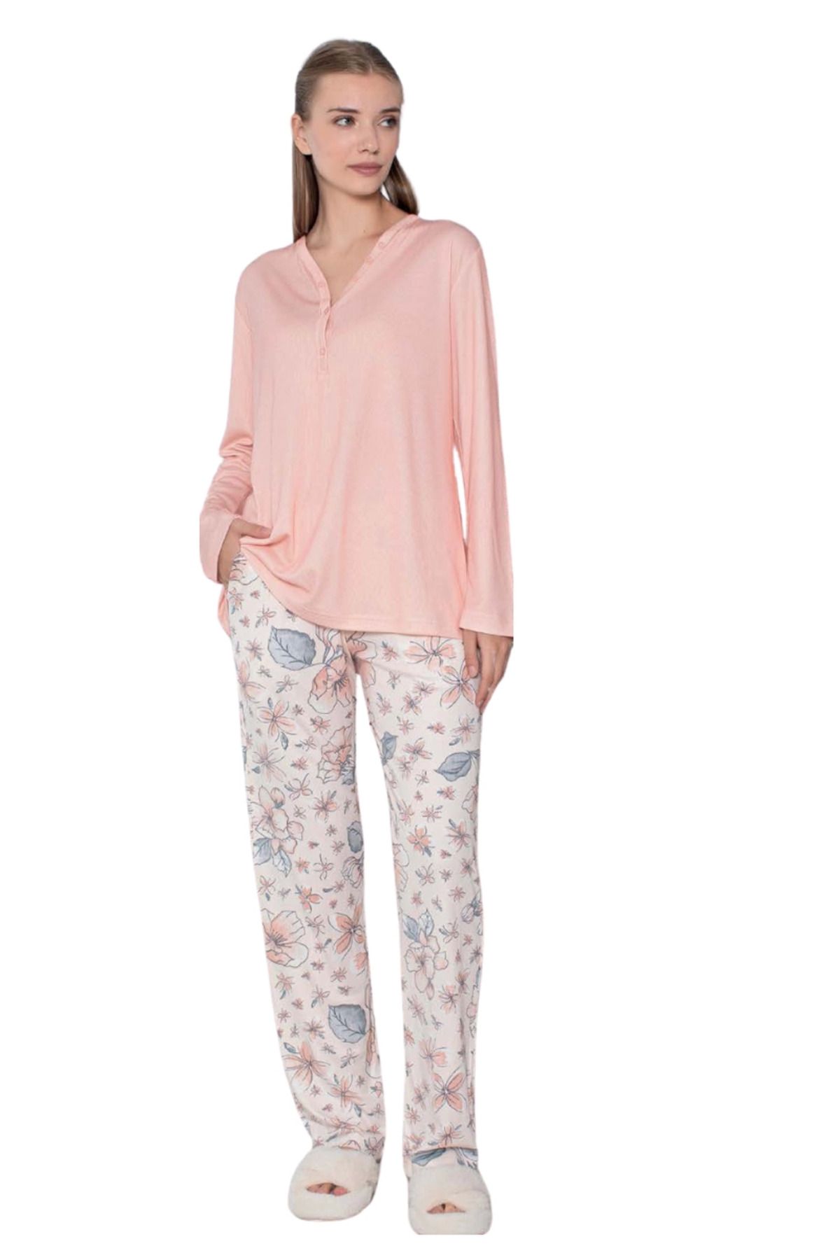 kiviva Limissi Desenli Melisa pijama Takımı 24408