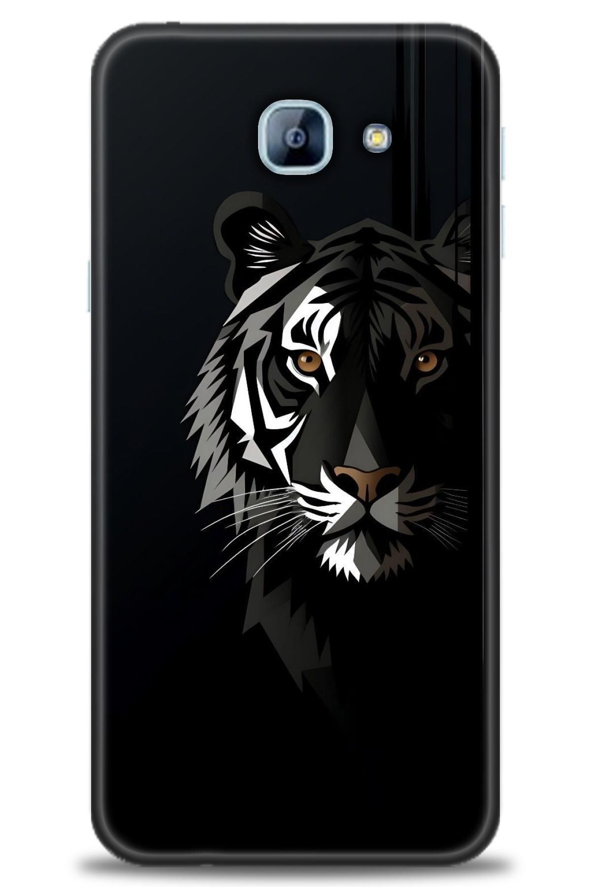 CooperTech Samsung Galaxy A8 2016 İle Uyumlu HD Baskılı Desenli Silikon Kılıf - 486