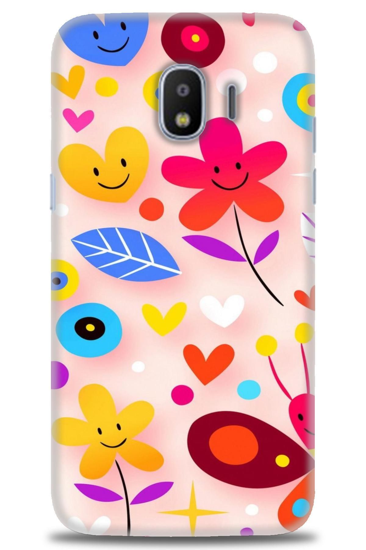 CooperTech Samsung Galaxy J2 Pro 2018 İle Uyumlu HD Baskılı Desenli Silikon Kılıf - 819
